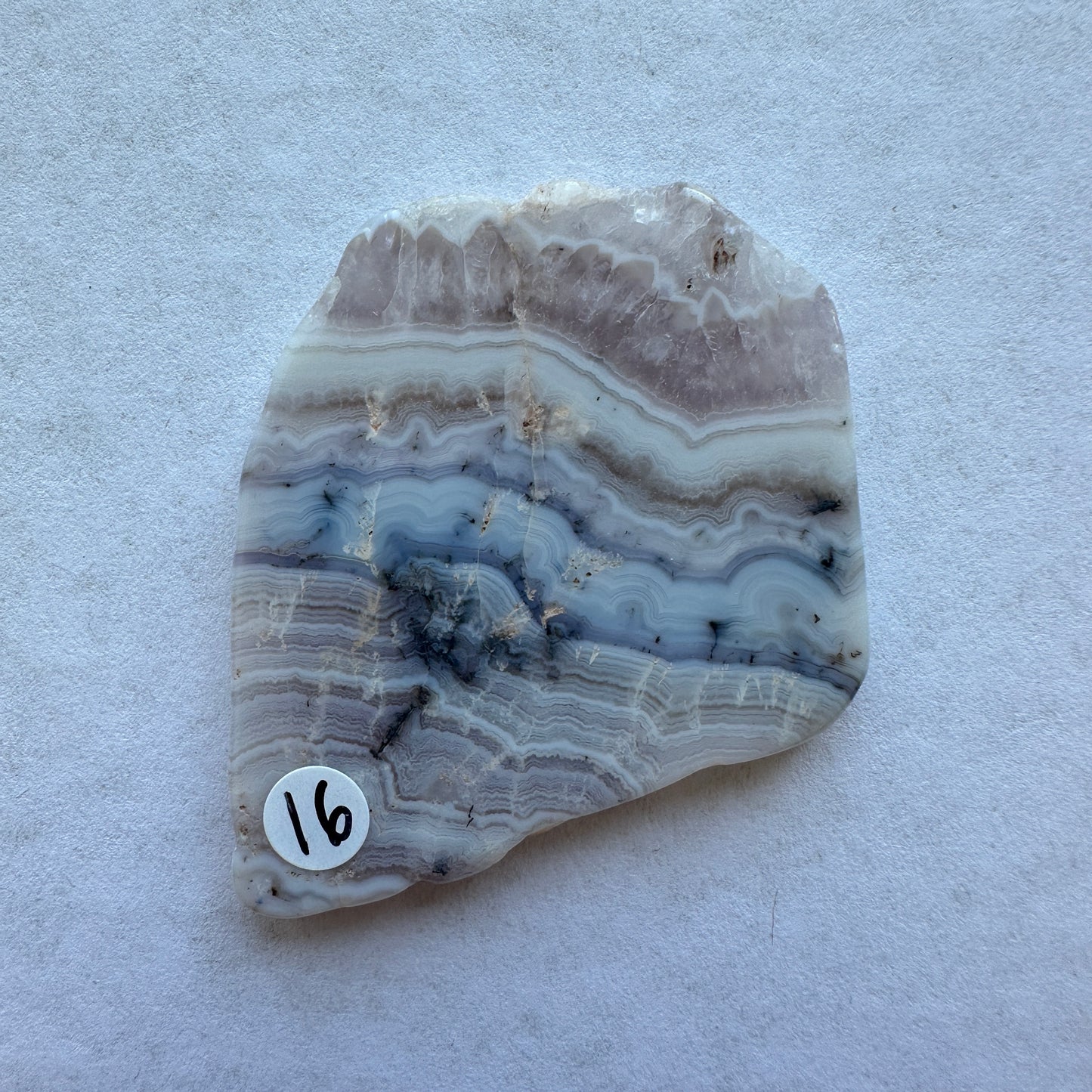 2.56g Colorado Silver-Bearing Amethyst Sowbelly Agate Slab
