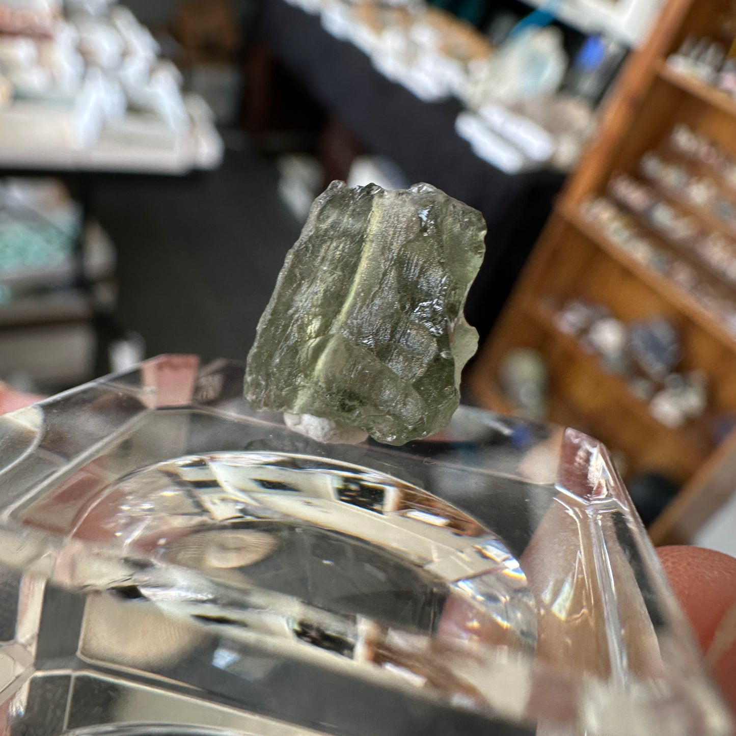 Genuine Green Moldavite 0.60g from Czech Republic