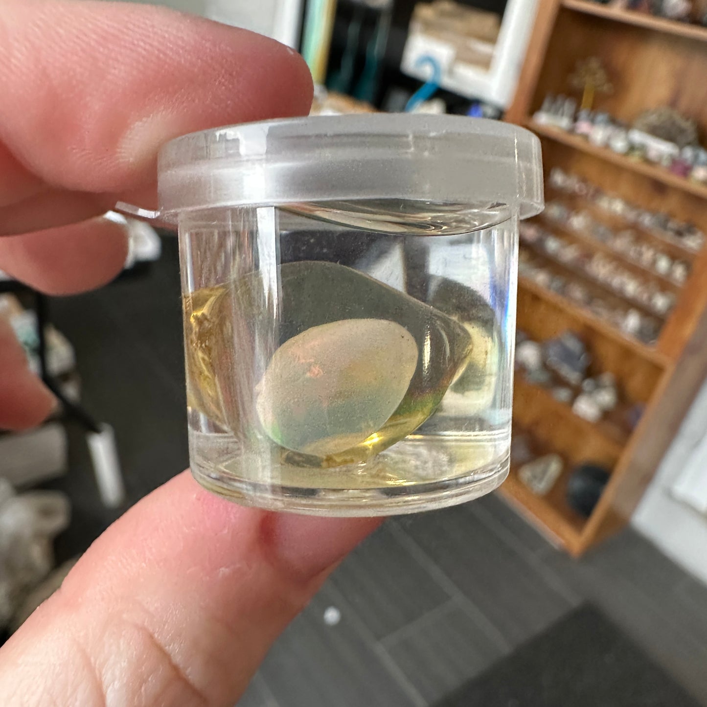 A+ 5.32g Welo Ghost Phantom Water Opal from Ethiopia