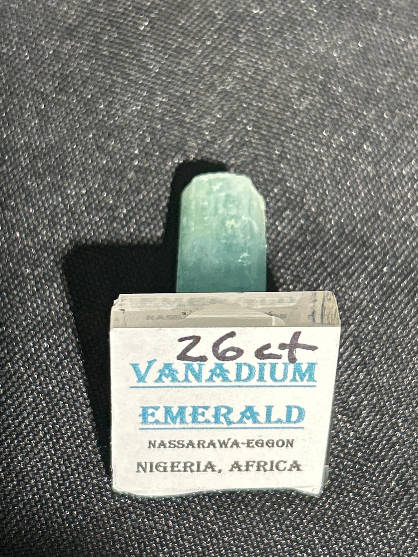 New Find Vanadium Emerald from Nigeria