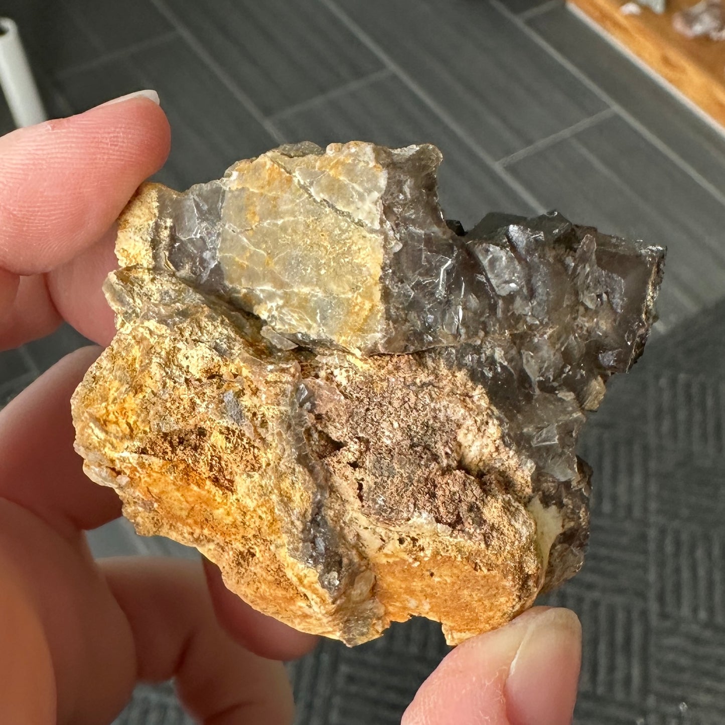 Miniature Purple Fluorite from Nigeria