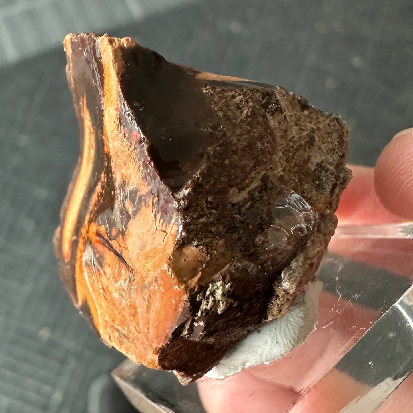 Chocolate Fire Opal Miniature from Ethiopia