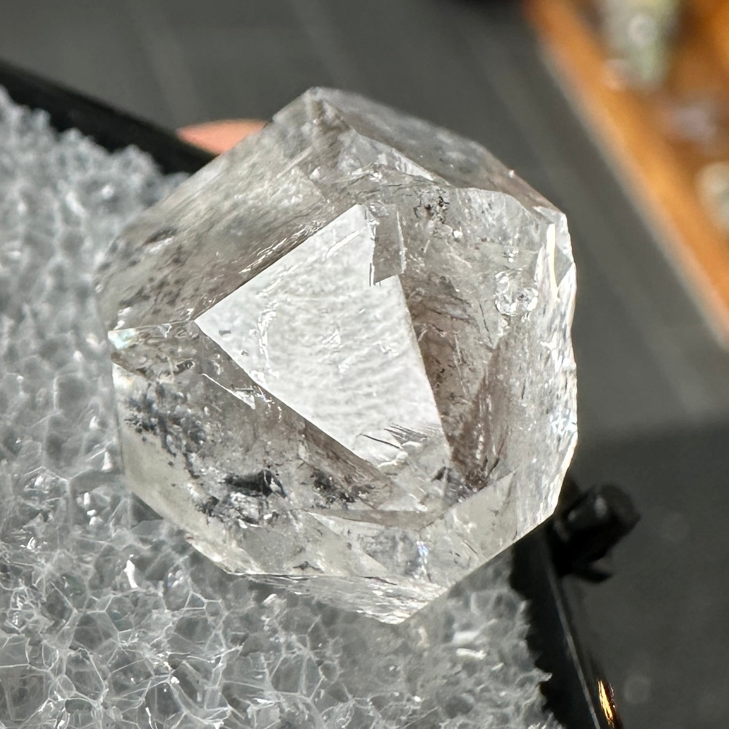 Herkimer Diamond Quartz Perky Box Specimen from New York