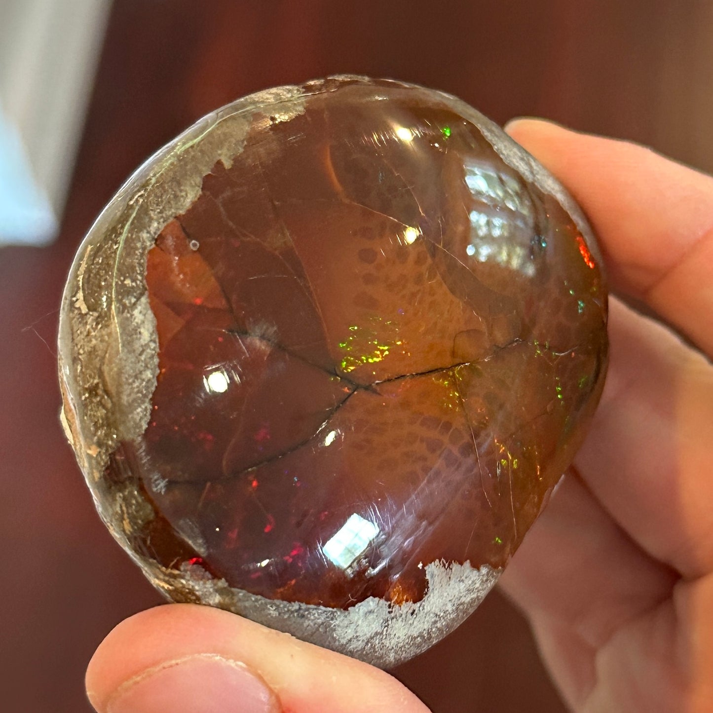 Marcela- 125g Hand-Polished Chocolate Opal from Ethiopia