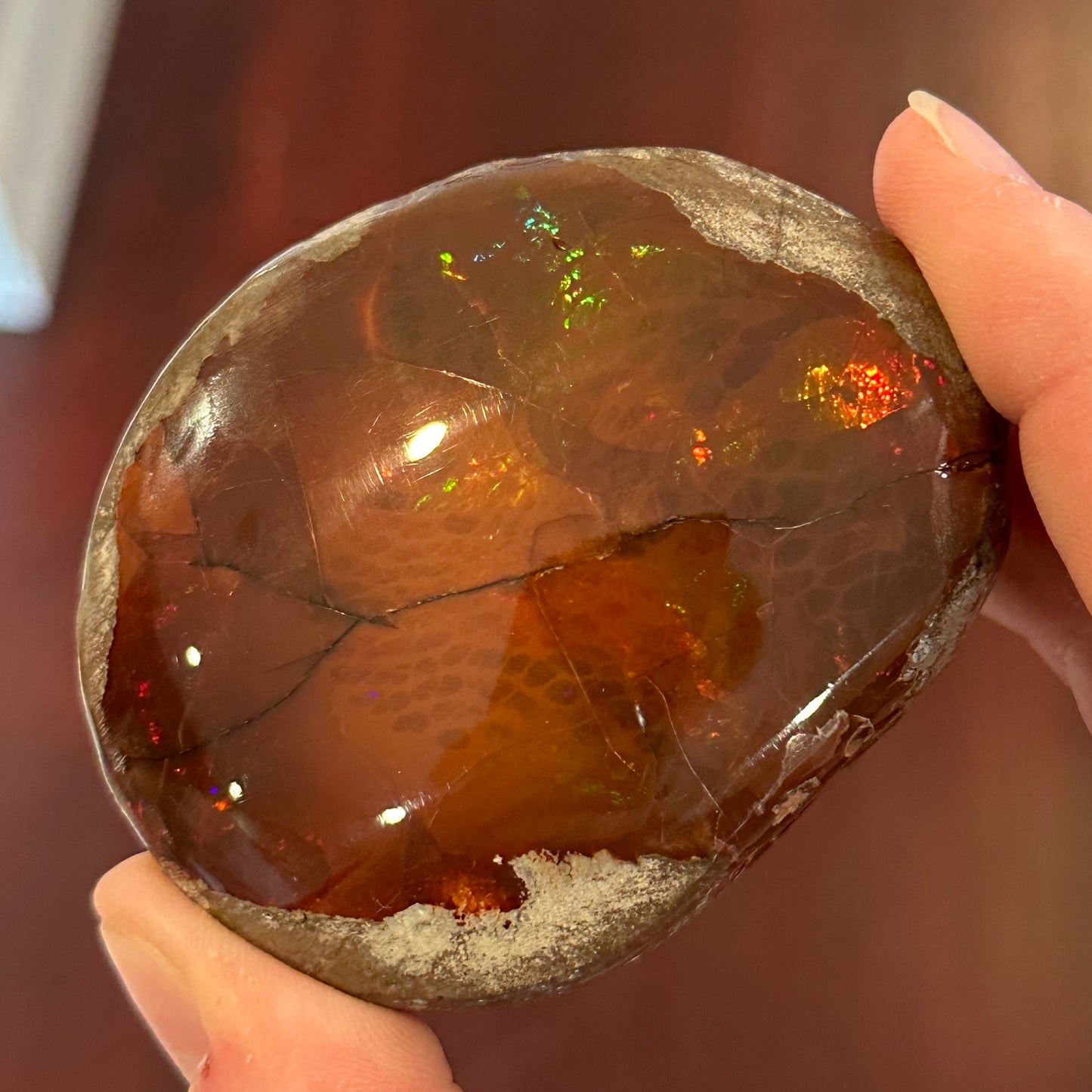 Marcela- 125g Hand-Polished Chocolate Opal from Ethiopia