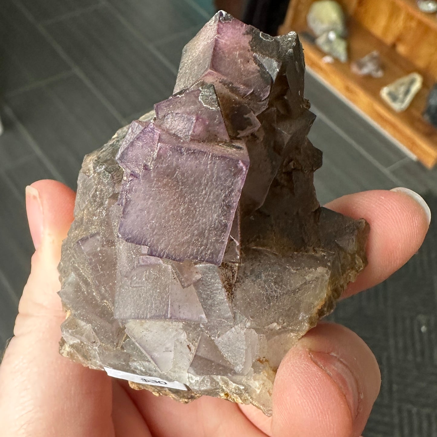Miniature Purple Fluorite from Nigeria