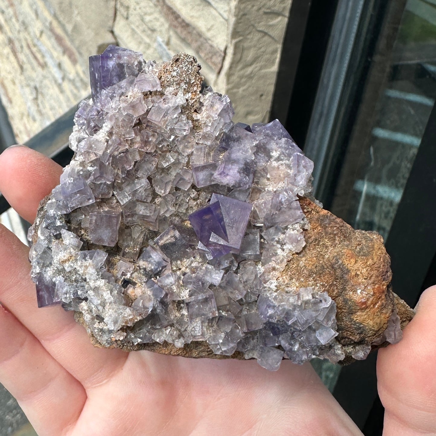 Cabinet Size Purple Fluorite from the Diana Maria Mine, UK