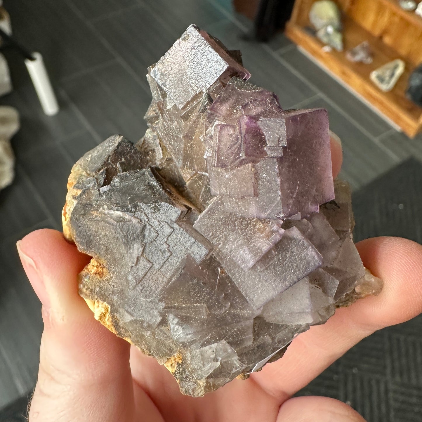 Miniature Purple Fluorite from Nigeria