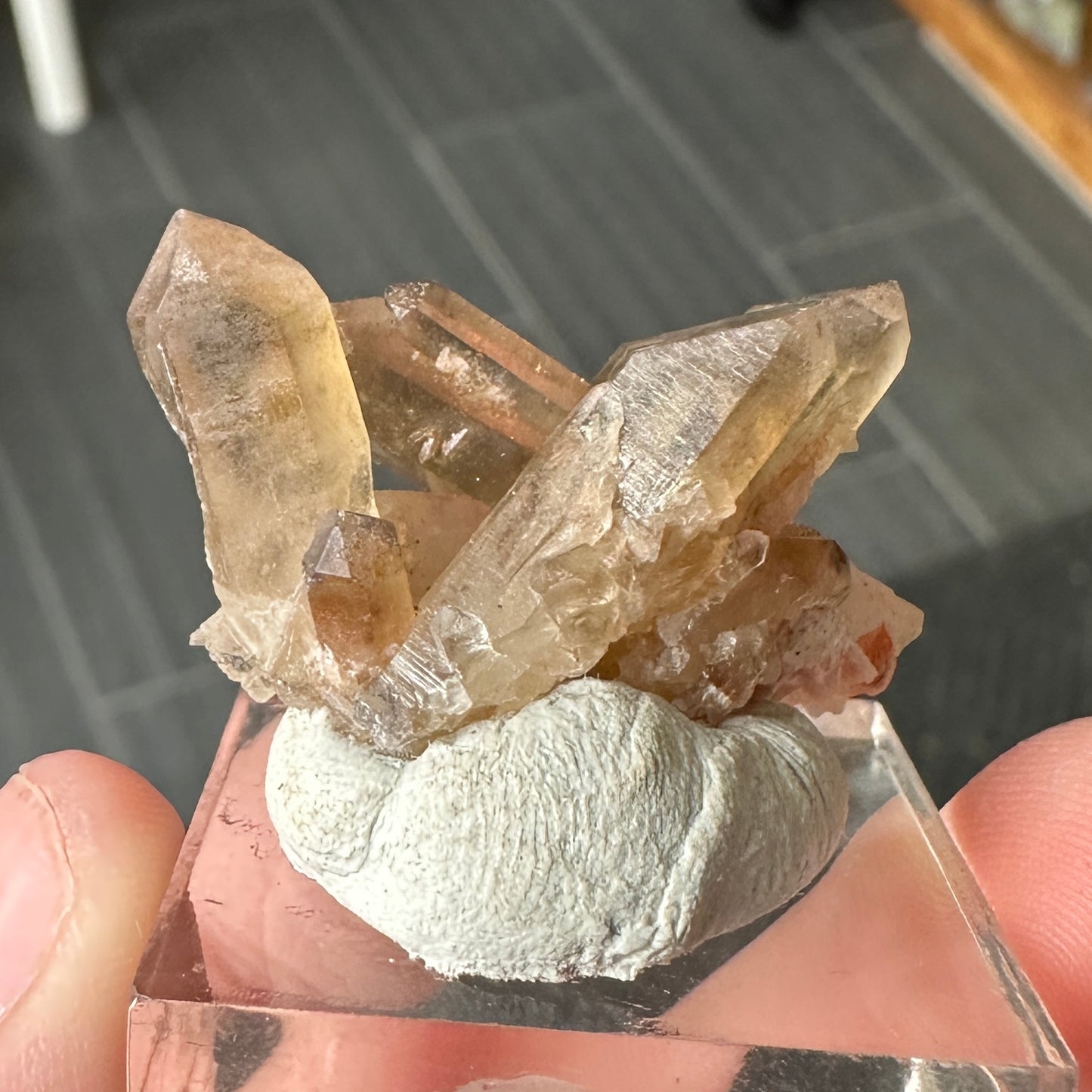 Miniature Sized Smoky Citrine from Orange River, Namibia