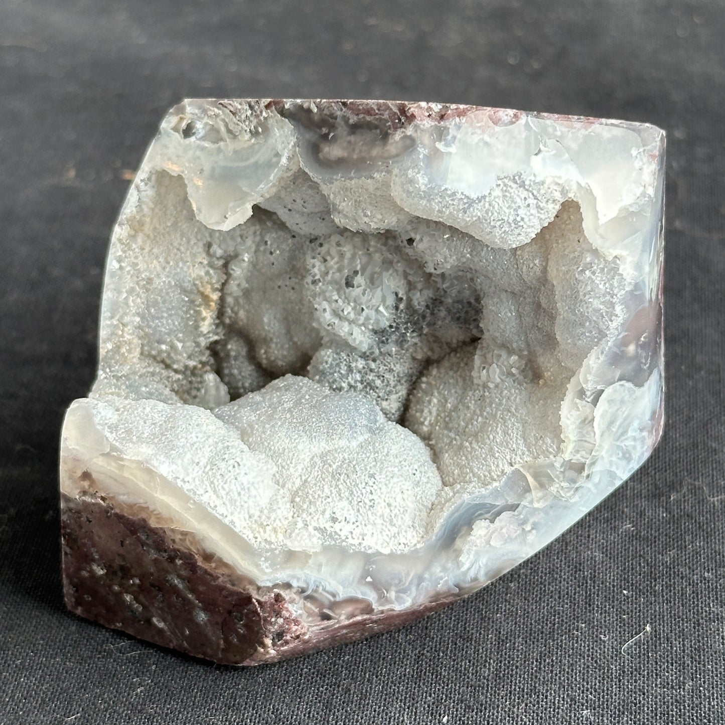 UV Reactive Chalcedony Geode Freeform from Mexico