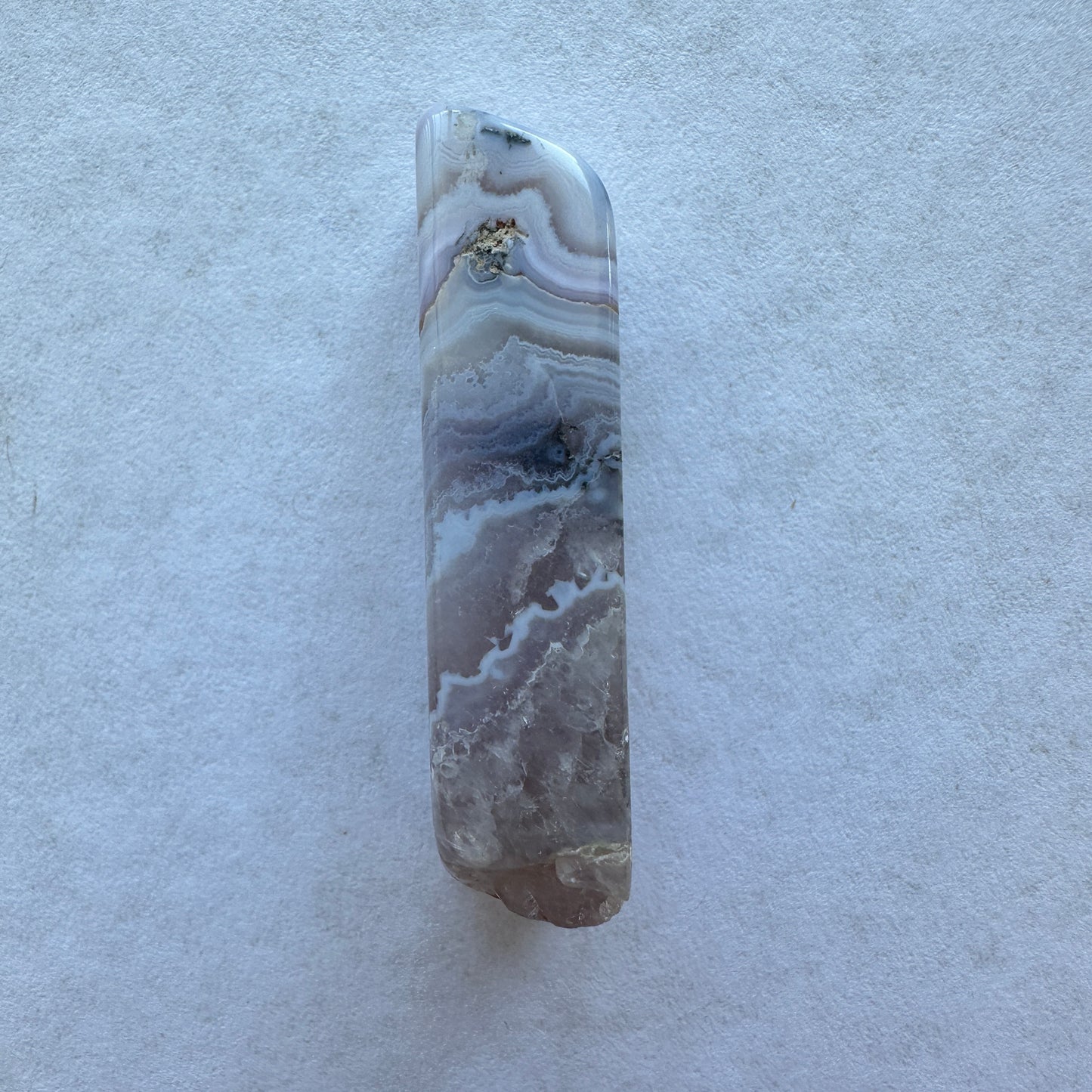 2.51g Colorado Silver-Bearing Amethyst Sowbelly Agate Slab