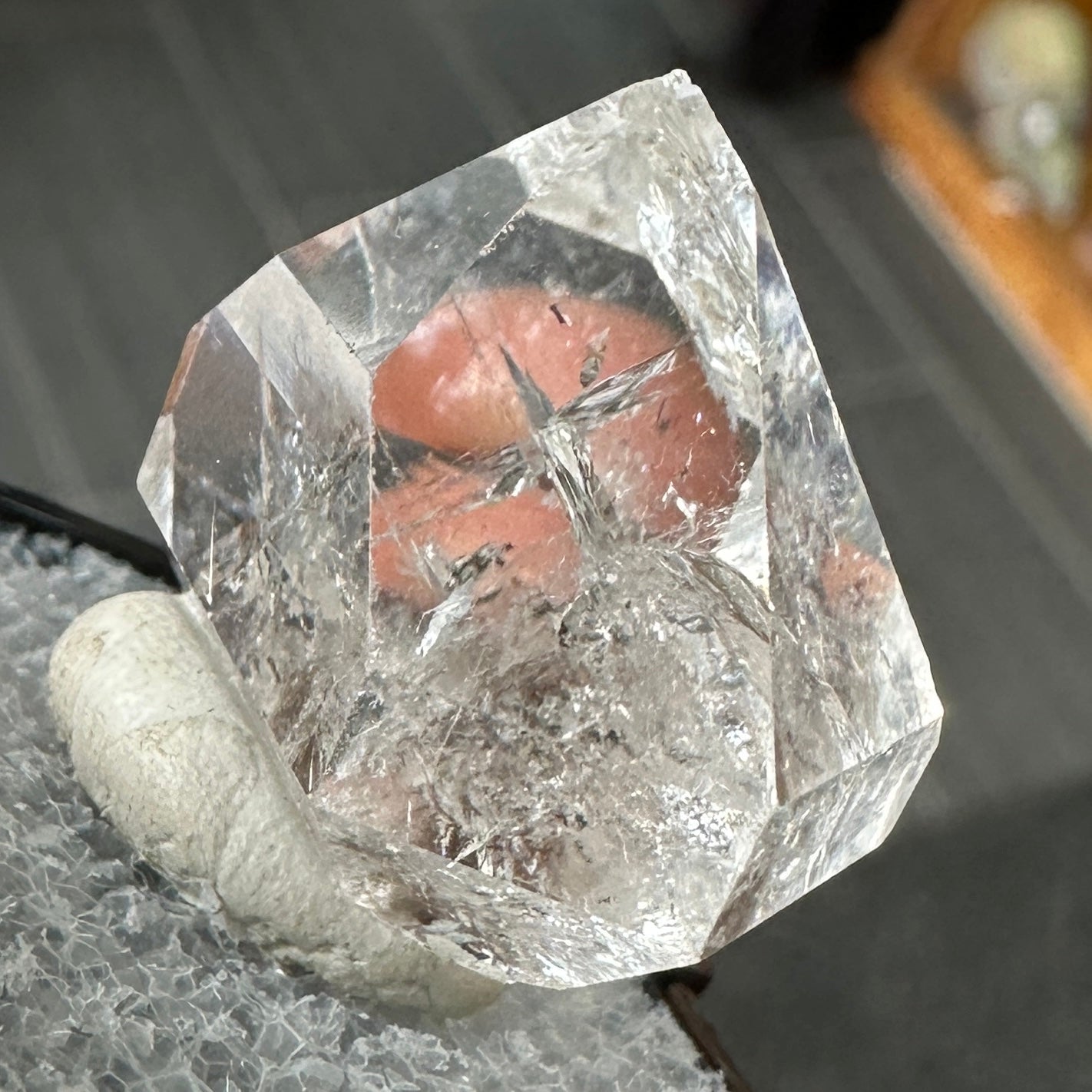 Herkimer Diamond Quartz Perky Box Specimen from New York
