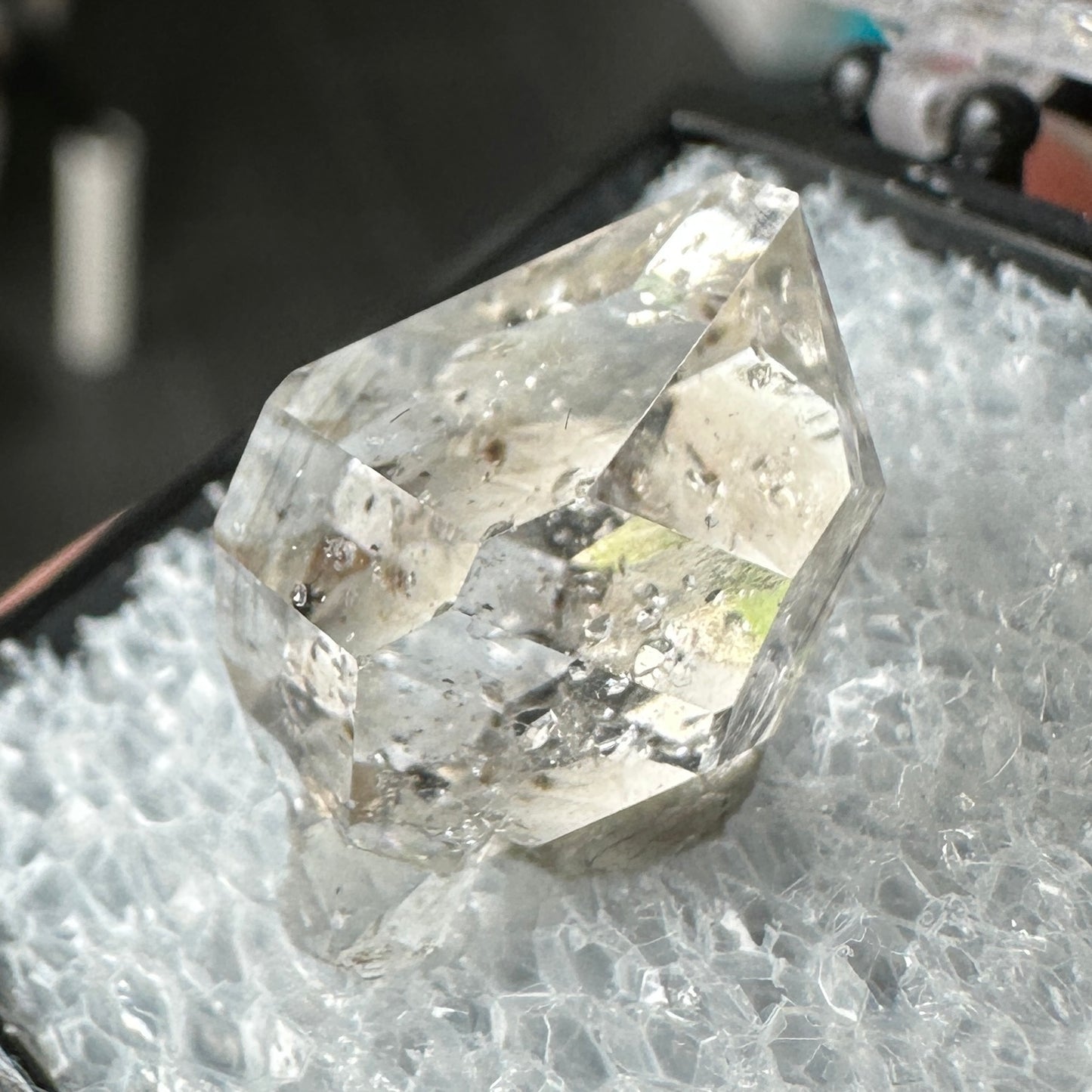 Herkimer Diamond Quartz Perky Box Specimen from New York