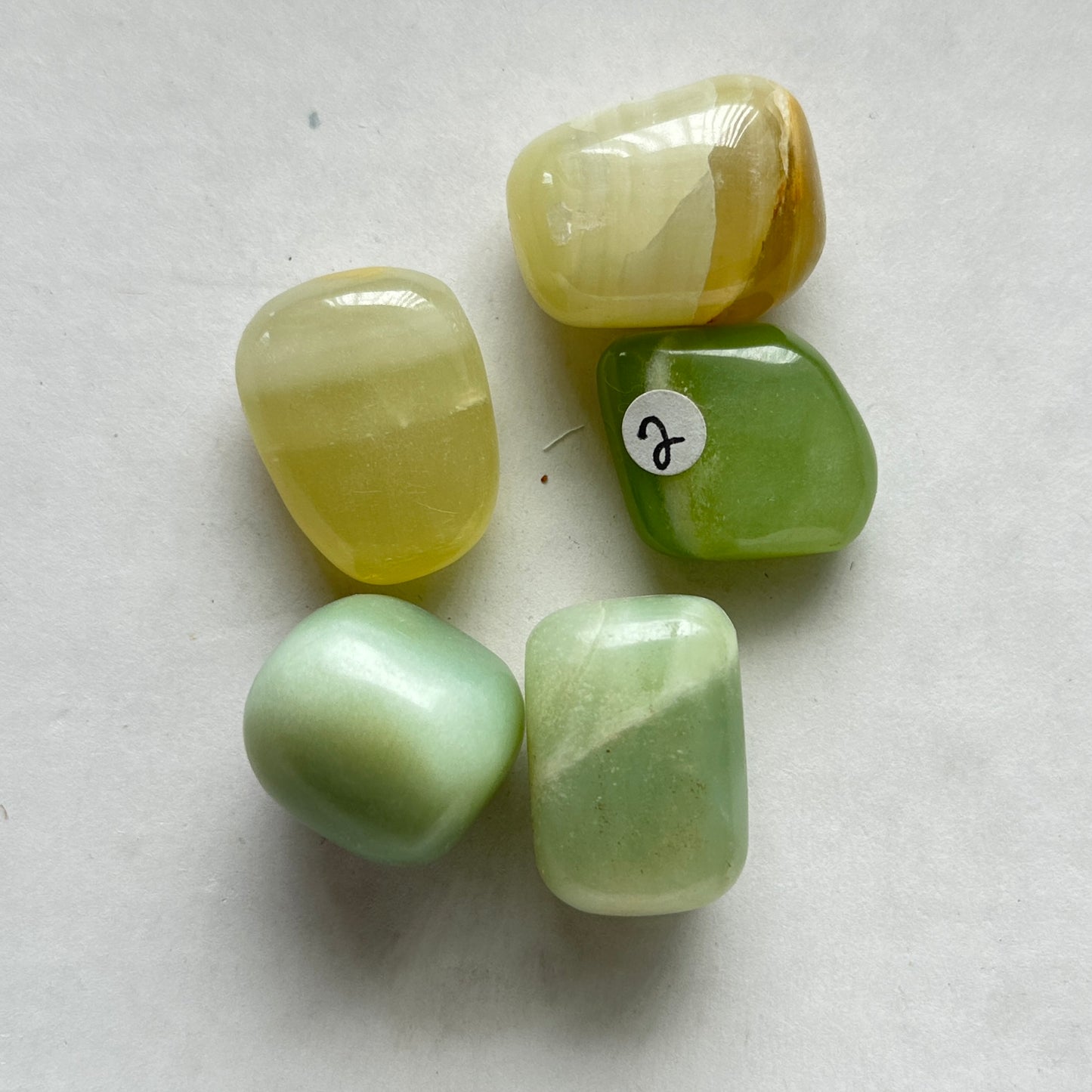 Medium Tumbled Green Onyx from Pakistan