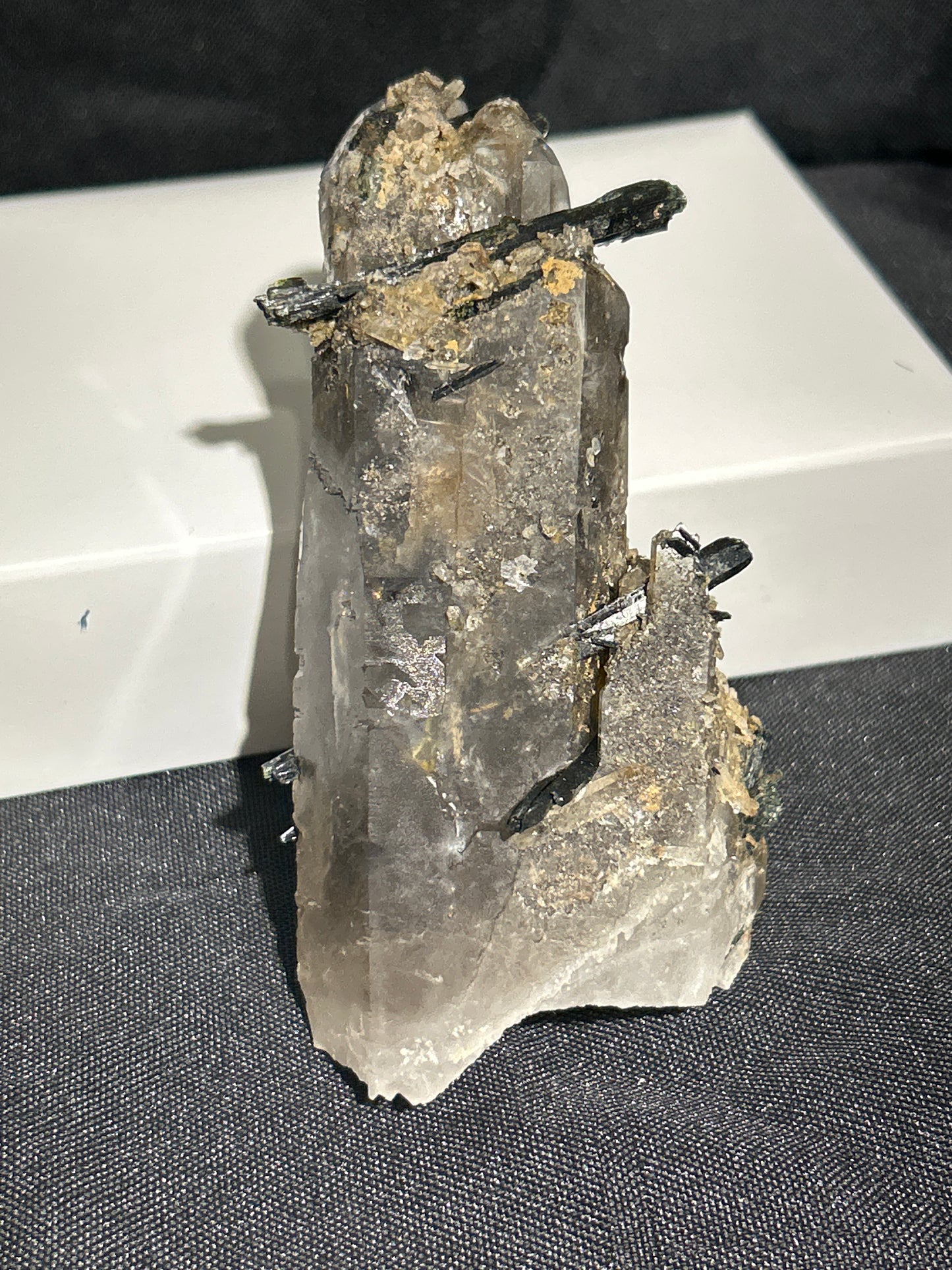Aegirine,Smoky Quartz, Microcline, Zircon Specimen