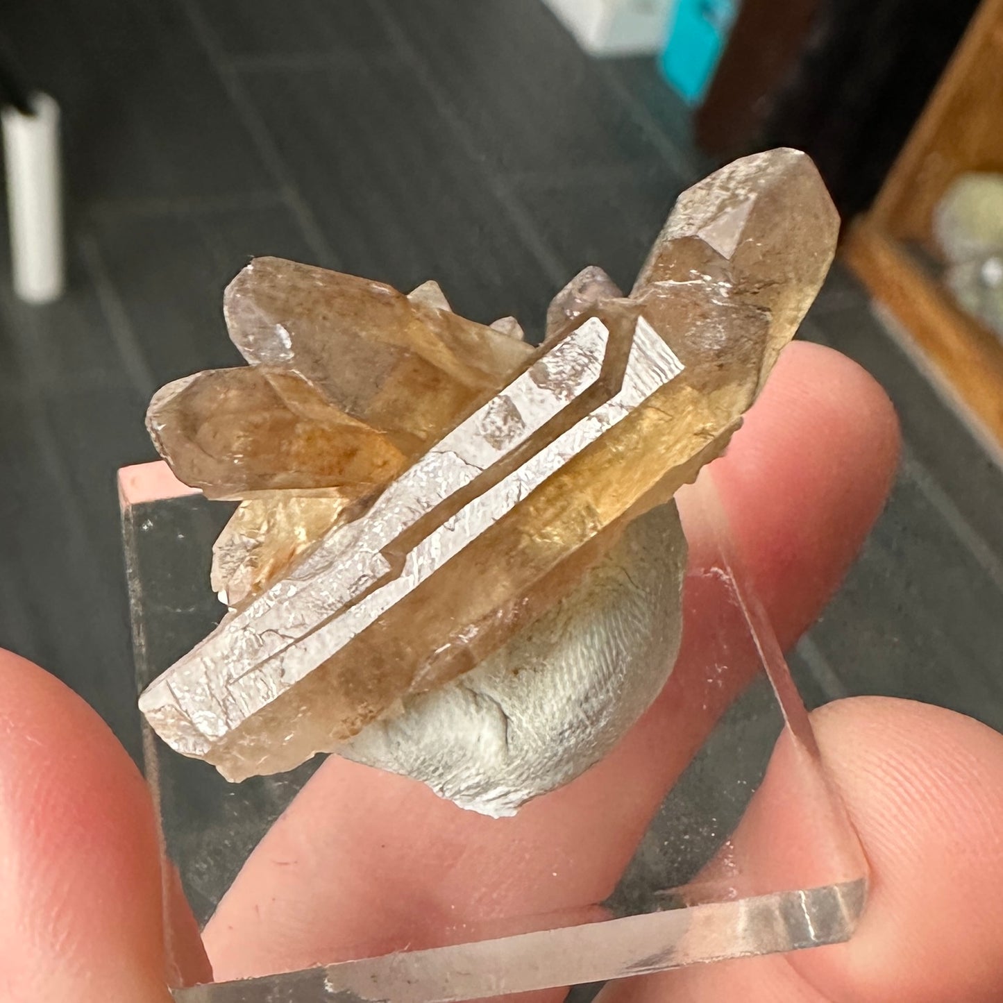 Miniature Sized Smoky Citrine from Orange River, Namibia