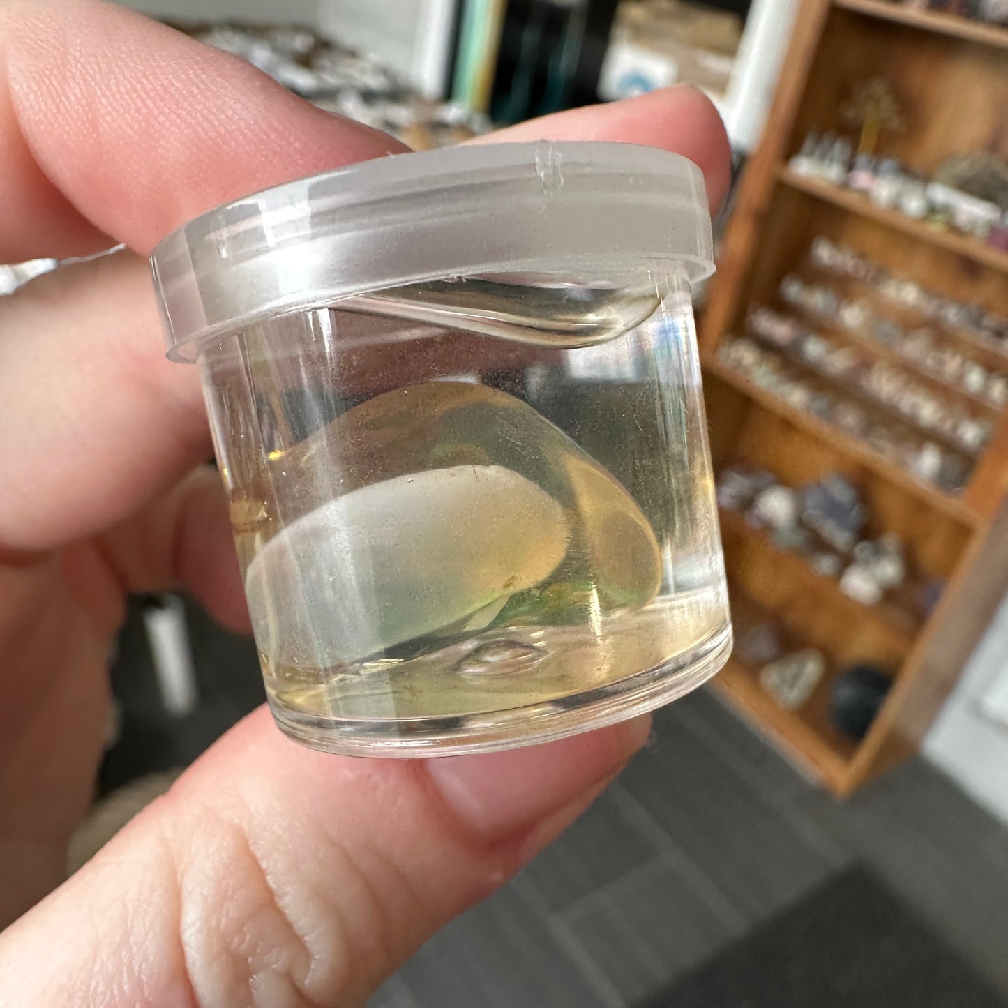 A+ 5.32g Welo Ghost Phantom Water Opal from Ethiopia