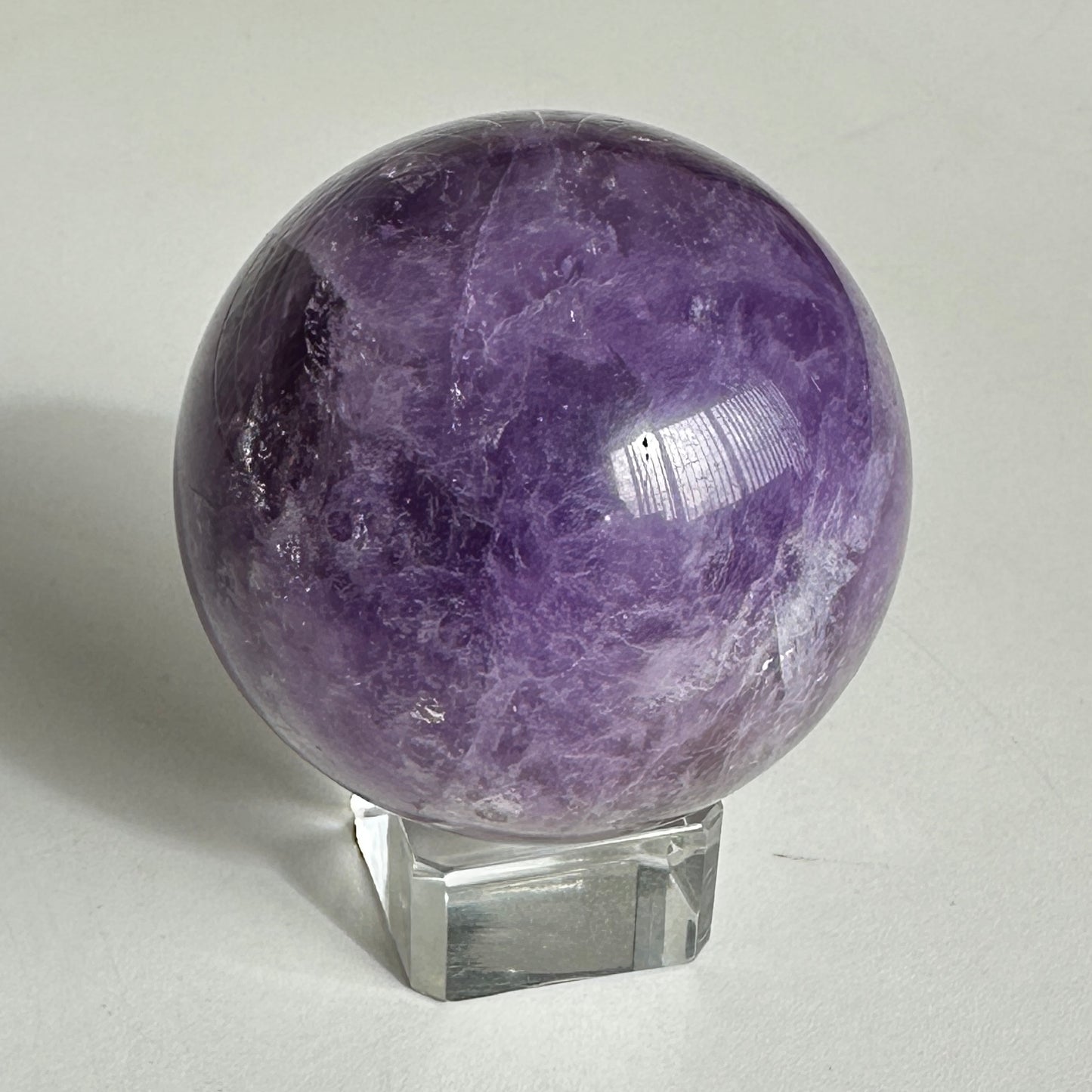 Purple 5.21cm Amethyst Sphere from Brazil