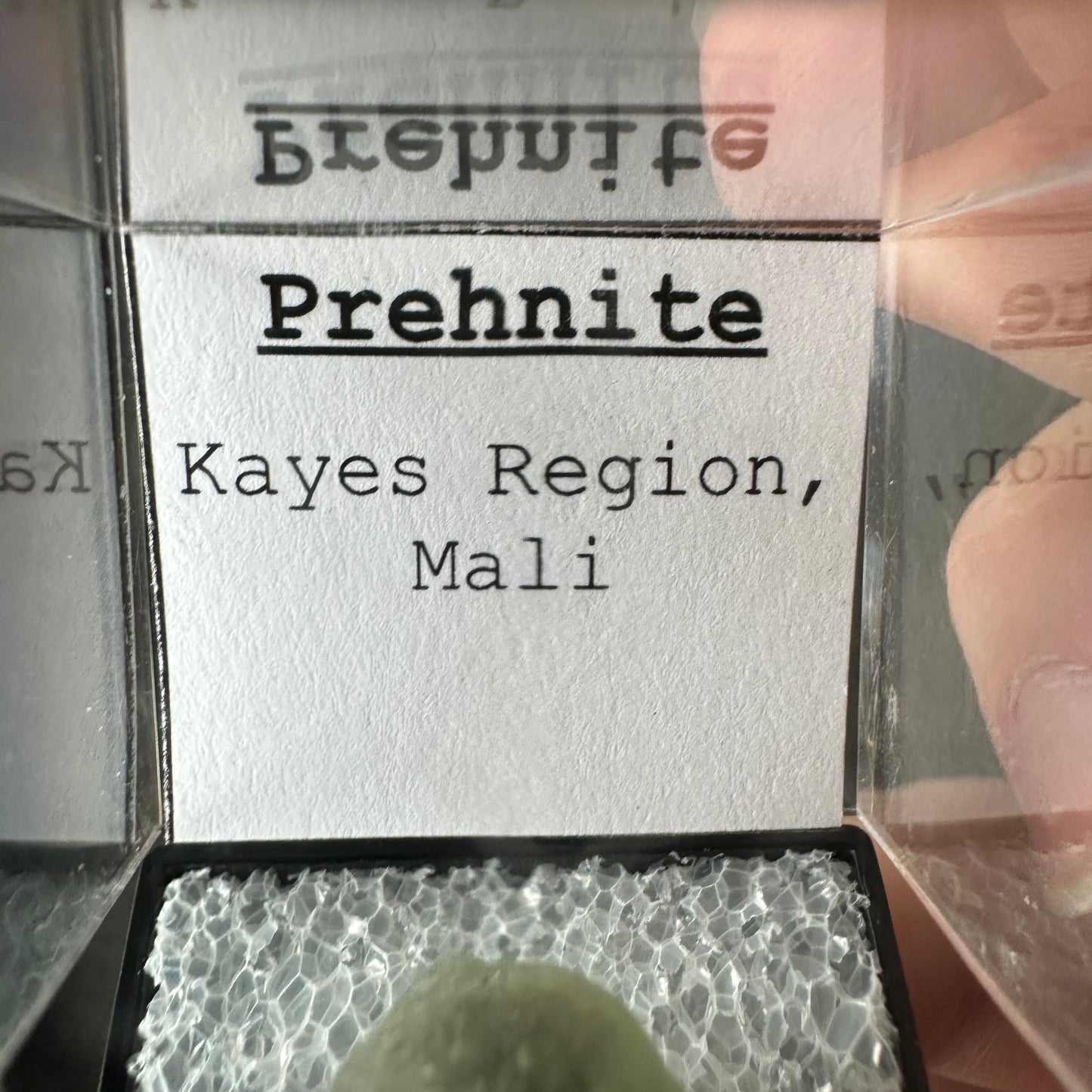 Prehnite Perky Box Specimen from Mali