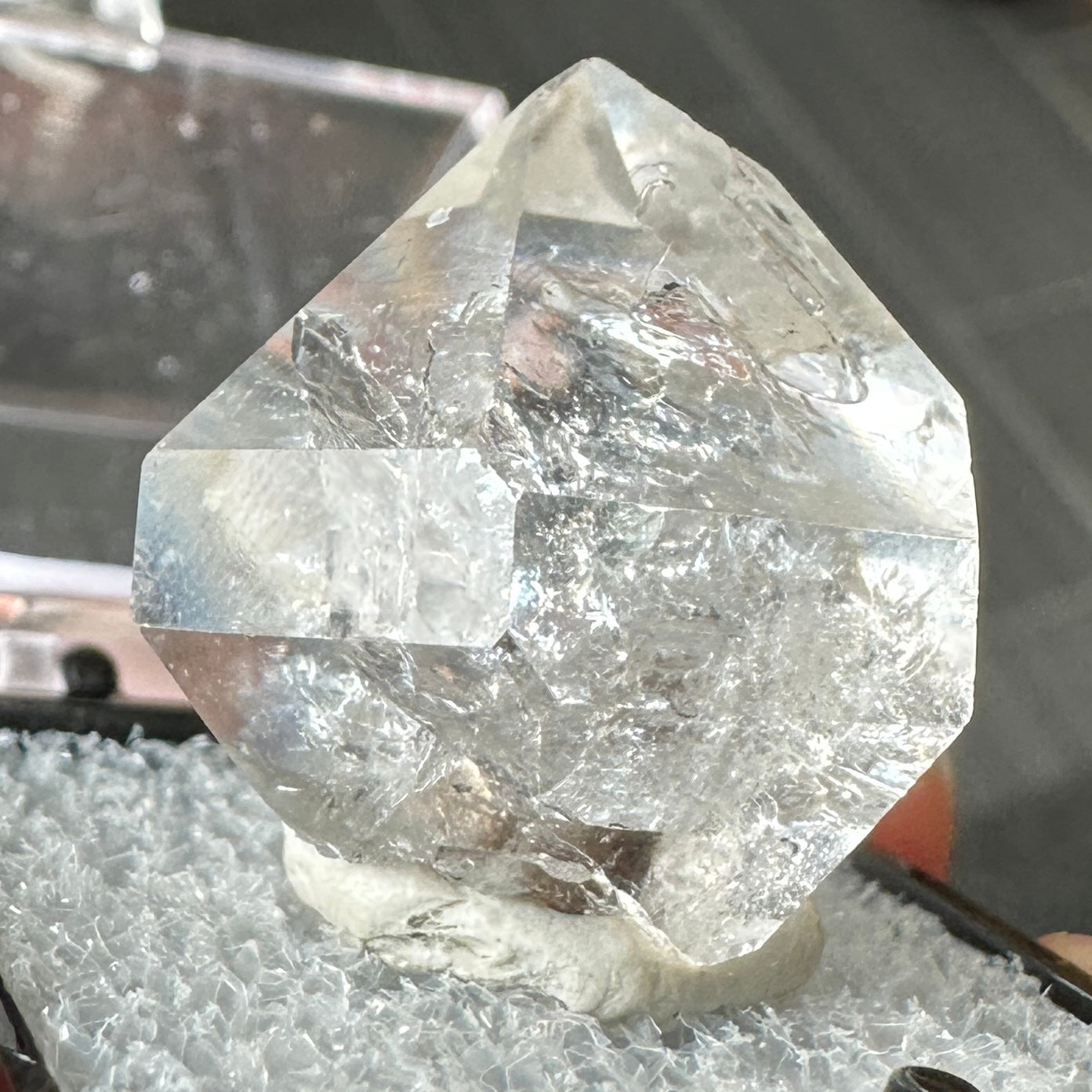Herkimer Diamond Quartz Perky Box Specimen from New York