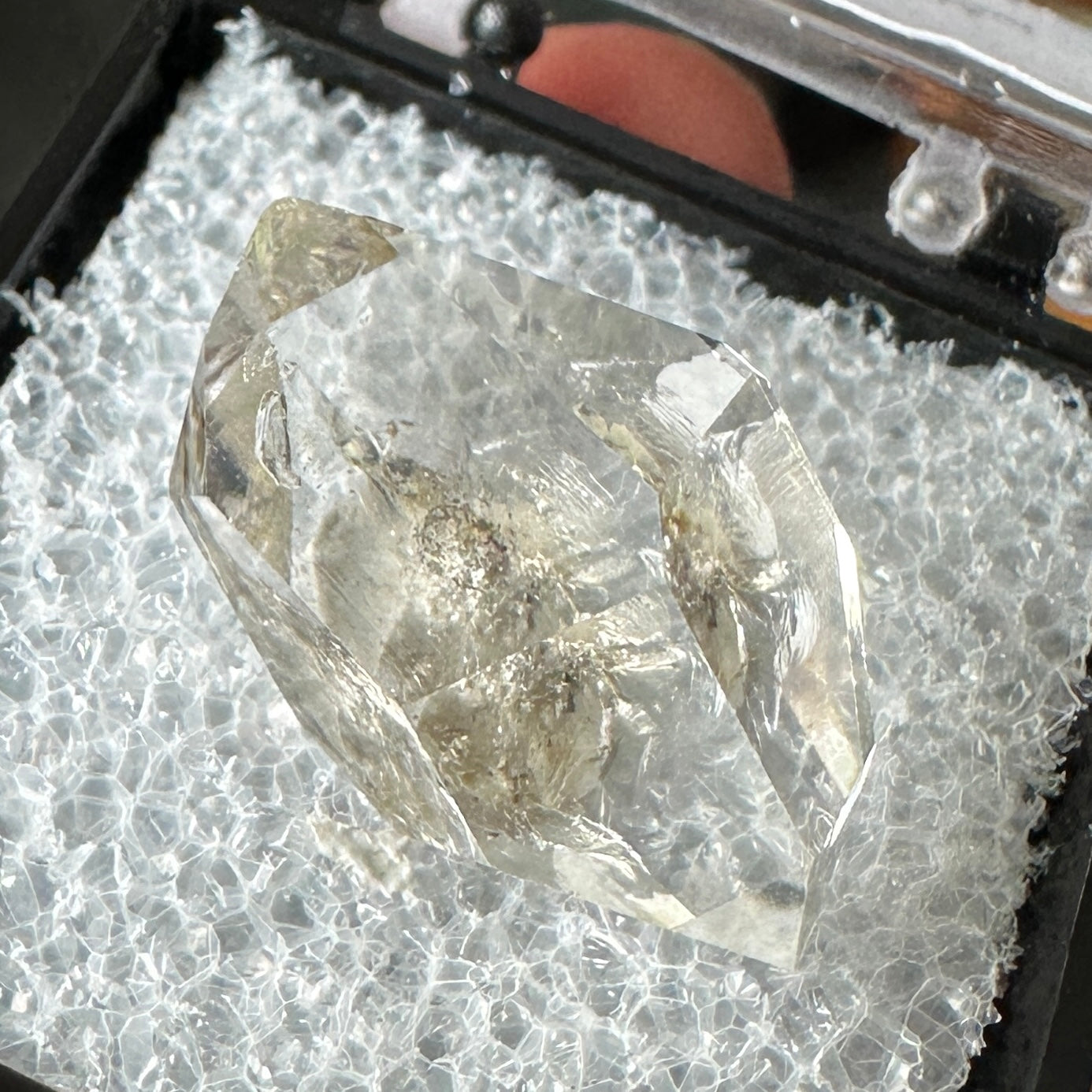Herkimer Diamond Quartz Perky Box Specimen from New York