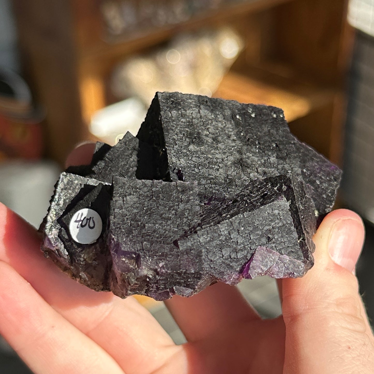 Stunning Deep Purple Fluorite from the Yindu Mine, Inner Mongolia, China