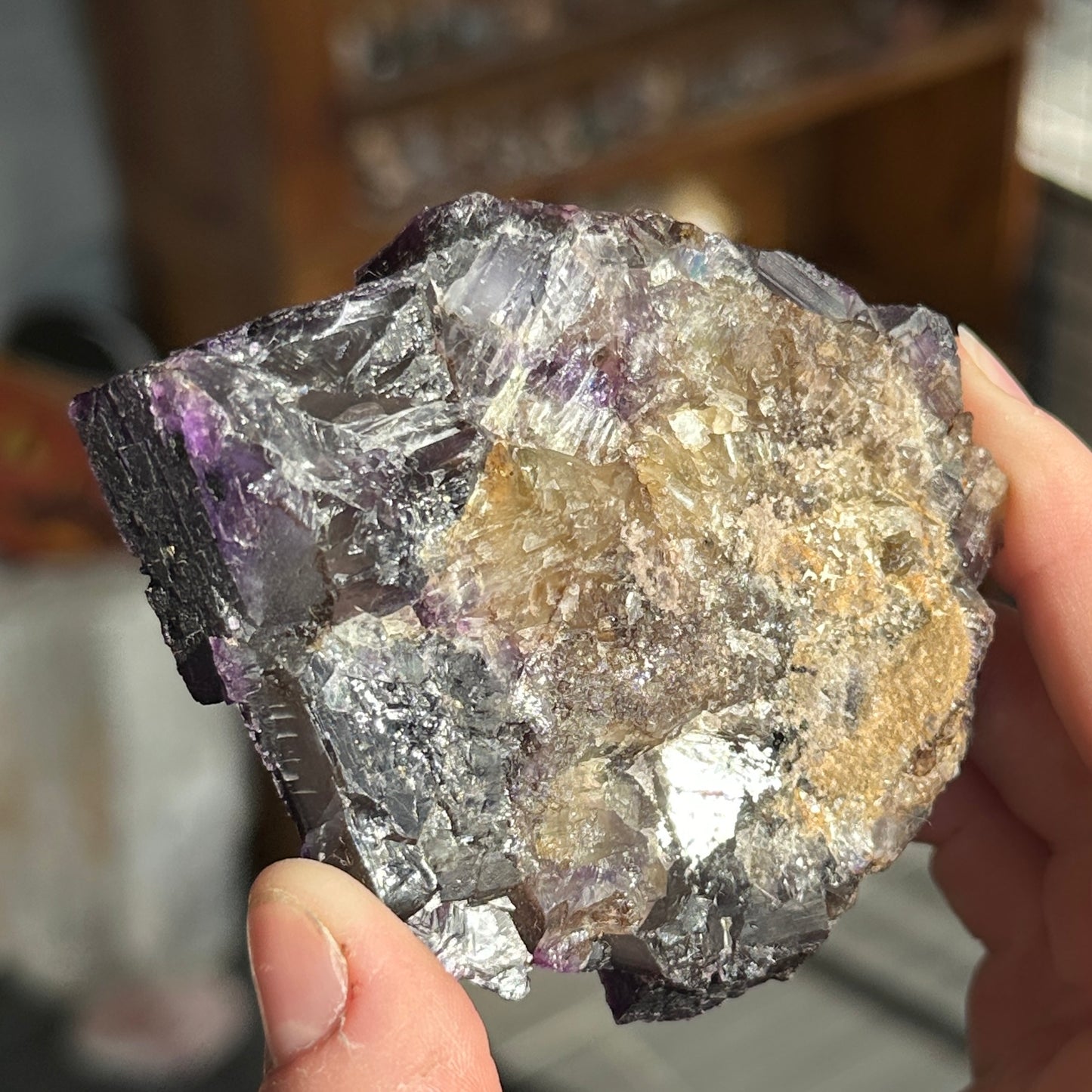 Stunning Deep Purple Fluorite from the Yindu Mine, Inner Mongolia, China