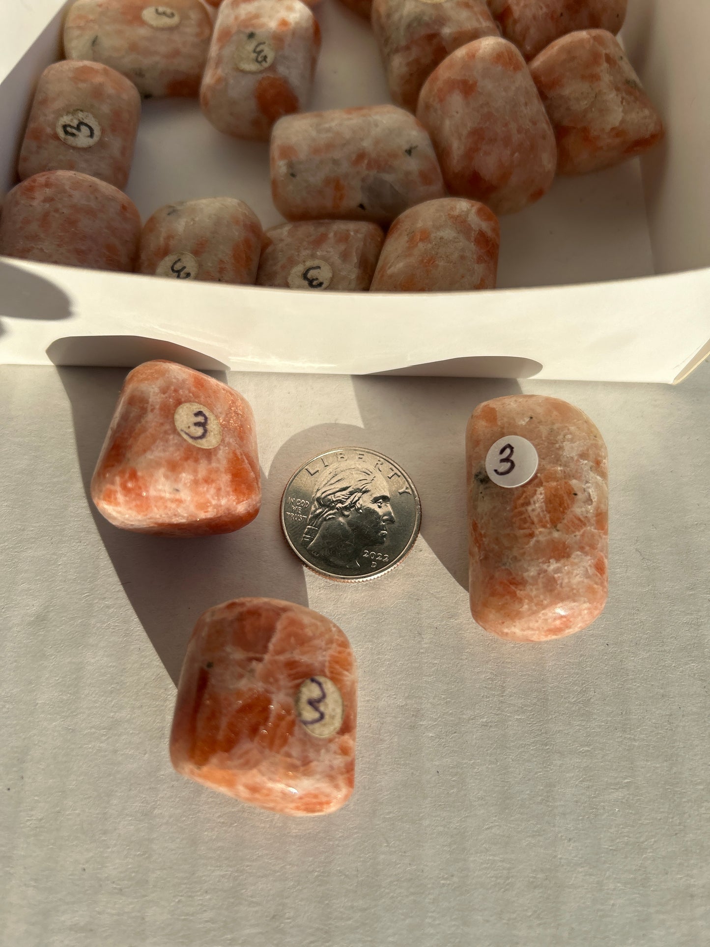 Tumbled Sunstone from India