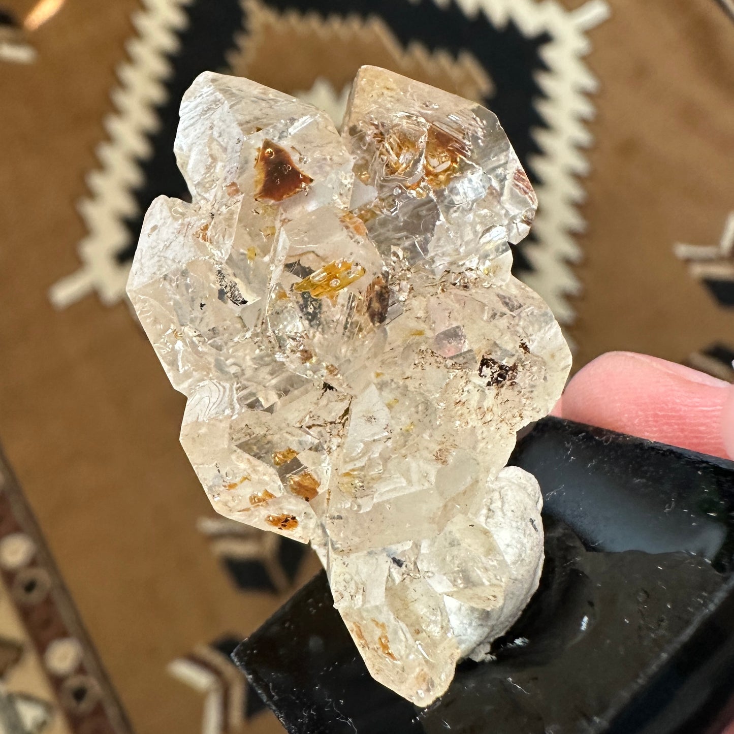 UV Reactive Petroleum Included Firefly Quartz from Madagascar