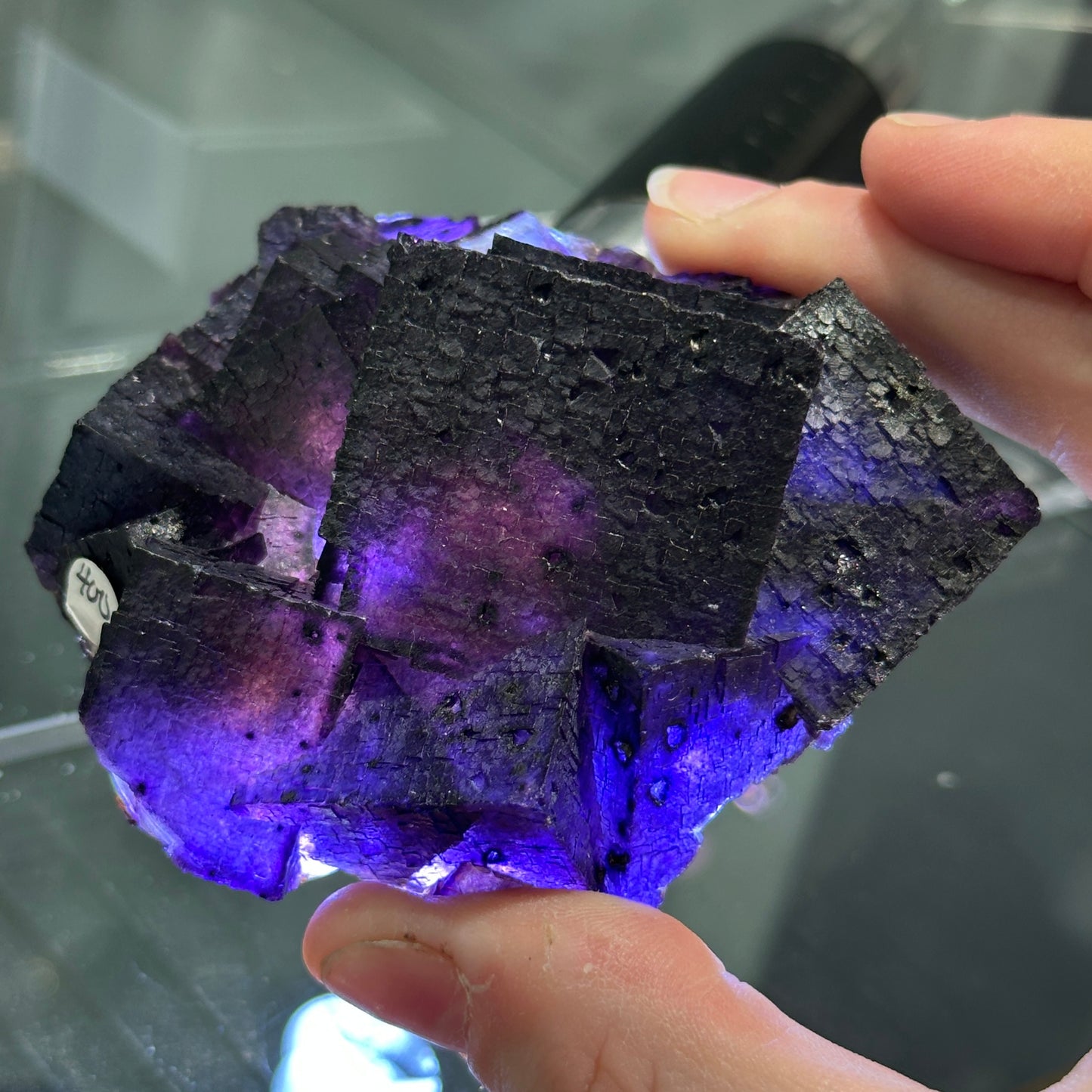 Stunning Deep Purple Fluorite from the Yindu Mine, Inner Mongolia, China