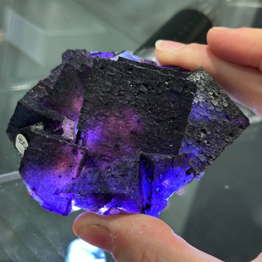 Stunning Deep Purple Fluorite from the Yindu Mine, Inner Mongolia, China