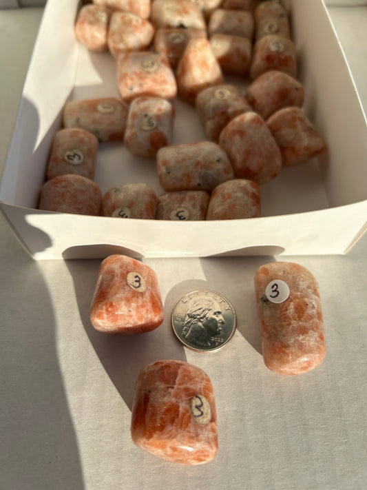 Tumbled Sunstone from India