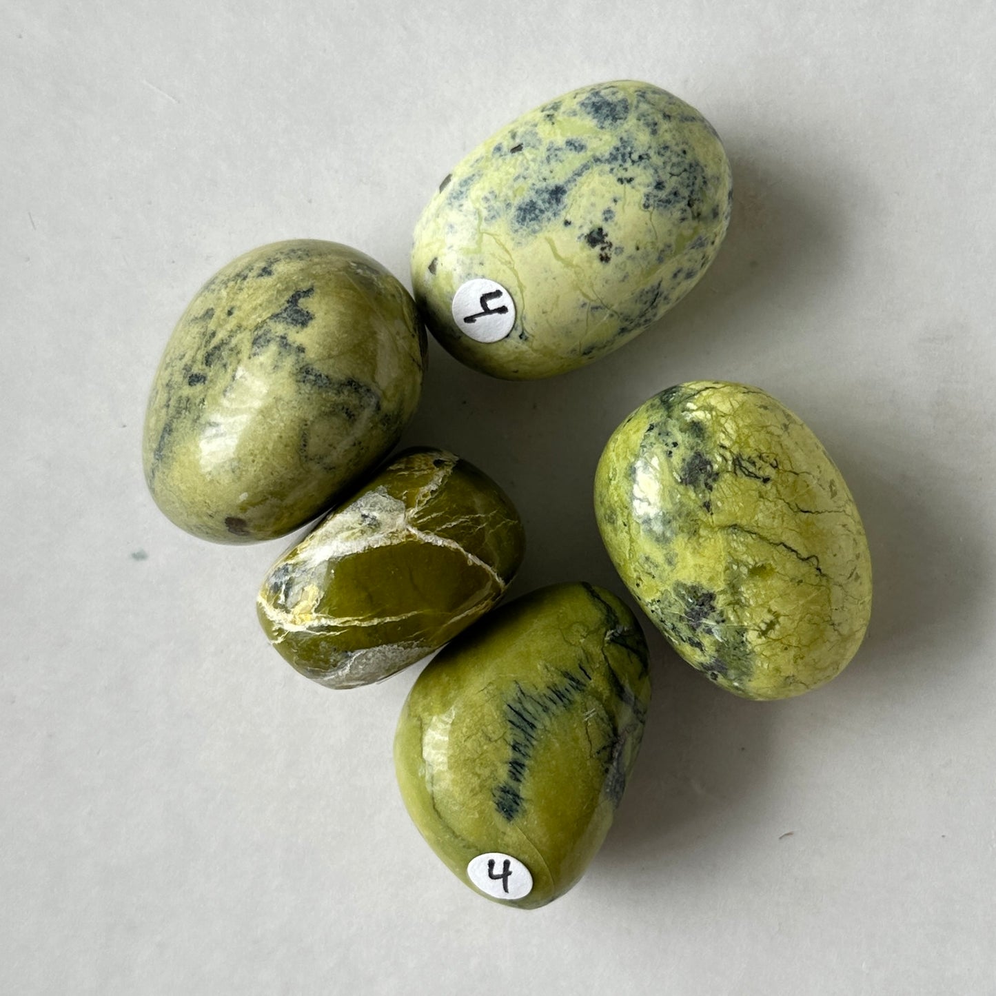 Medium Tumbled Green Serpentine