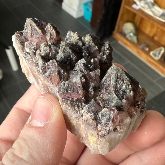 Cabinet Sized Hematite Included Quartz from Orange River, South Africa