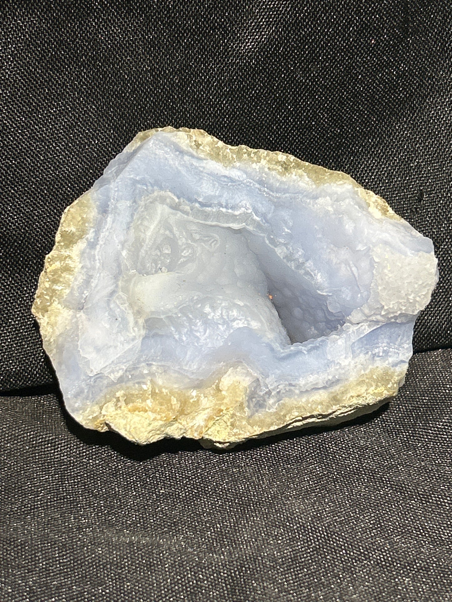 Gem Blue Lace Agate Chalcedony From Malawi