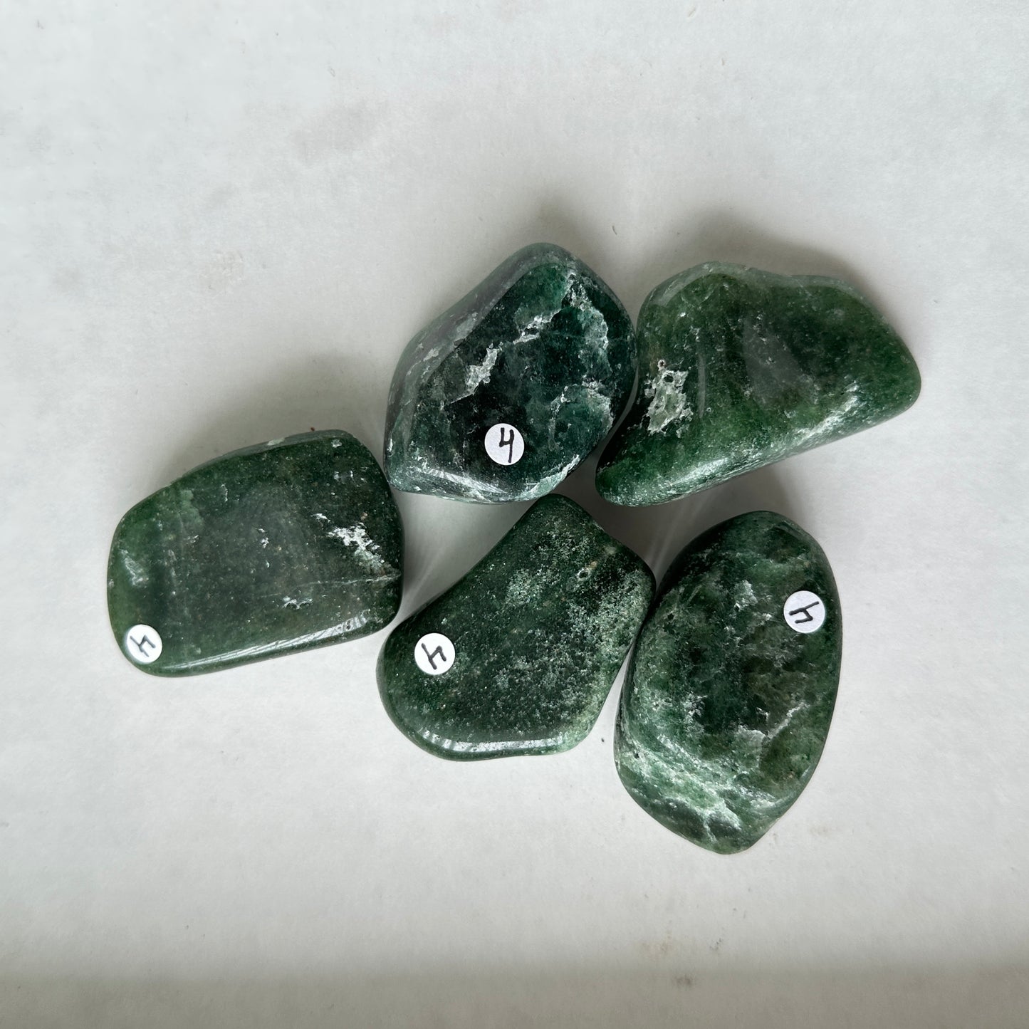 Medium Tumbled Green Tanzberry Aventurine from Tanzania