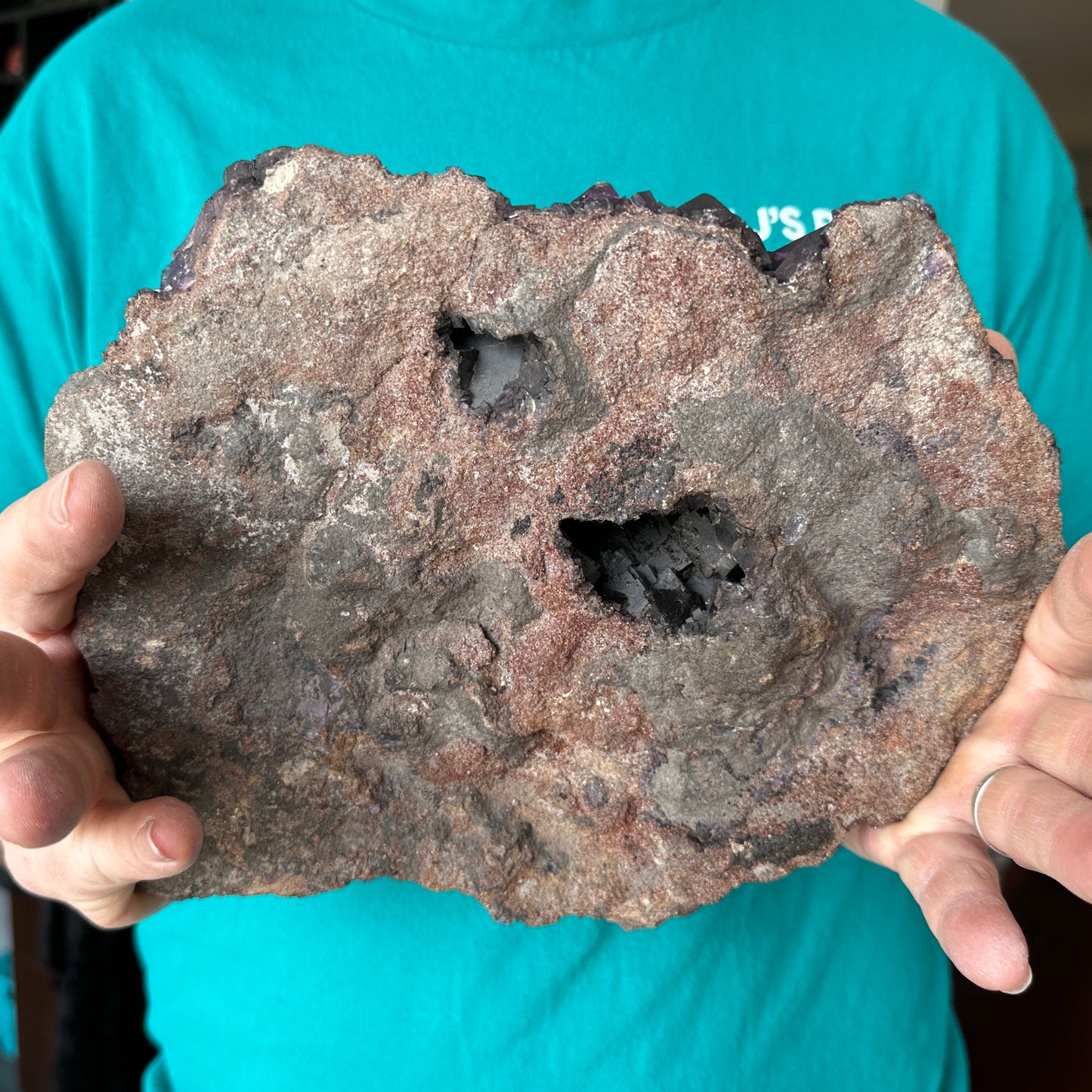 Museum Size Purple Fluorite from Cave in Rock, Illinois, USA