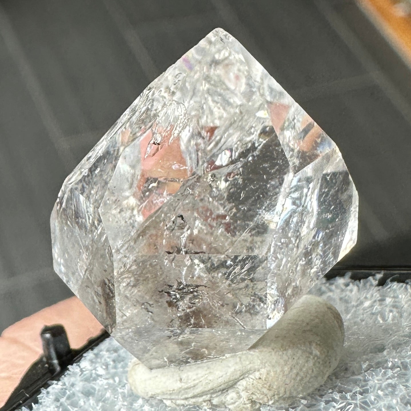 Herkimer Diamond Quartz Perky Box Specimen from New York