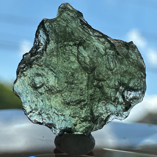Genuine Green Moldavite 0.55g from Czech Republic