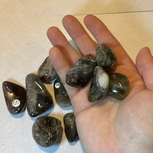 Medium Tumbled Super Seven Amethyst from Morocco