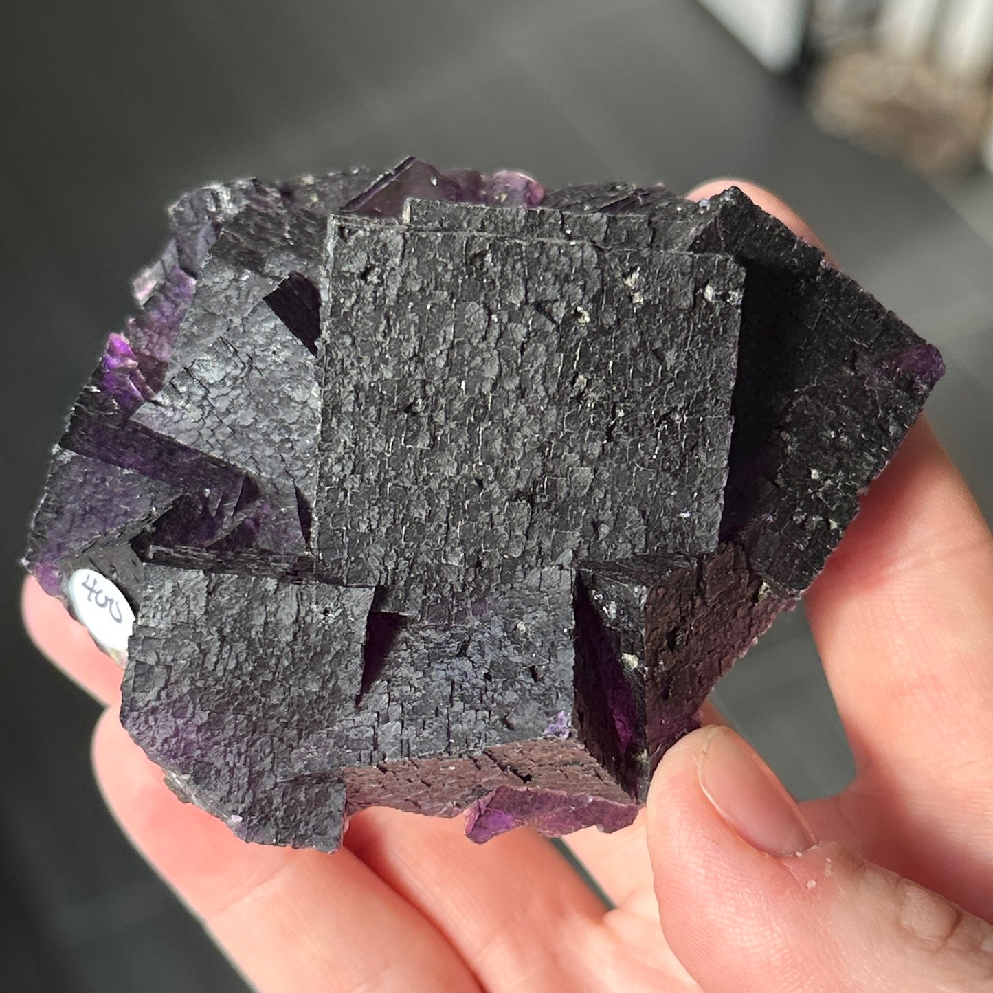 Stunning Deep Purple Fluorite from the Yindu Mine, Inner Mongolia, China