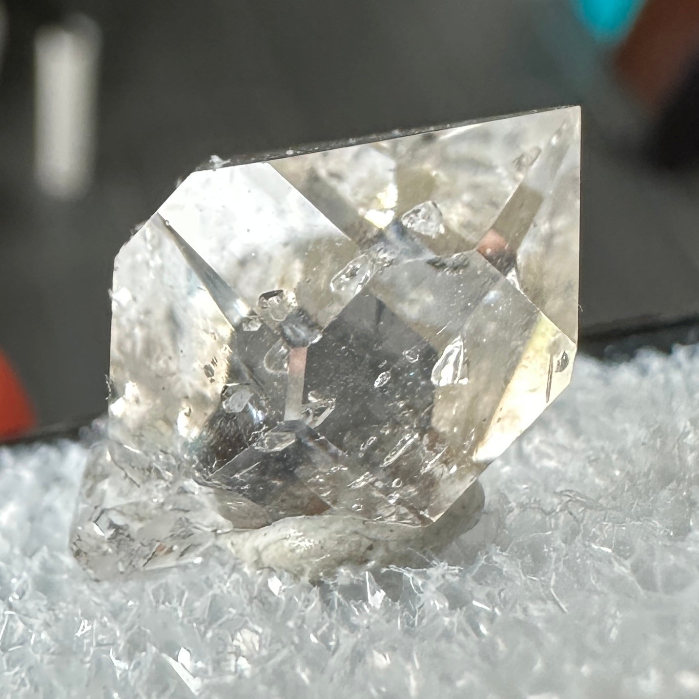 Herkimer Diamond Quartz Perky Box Specimen from New York