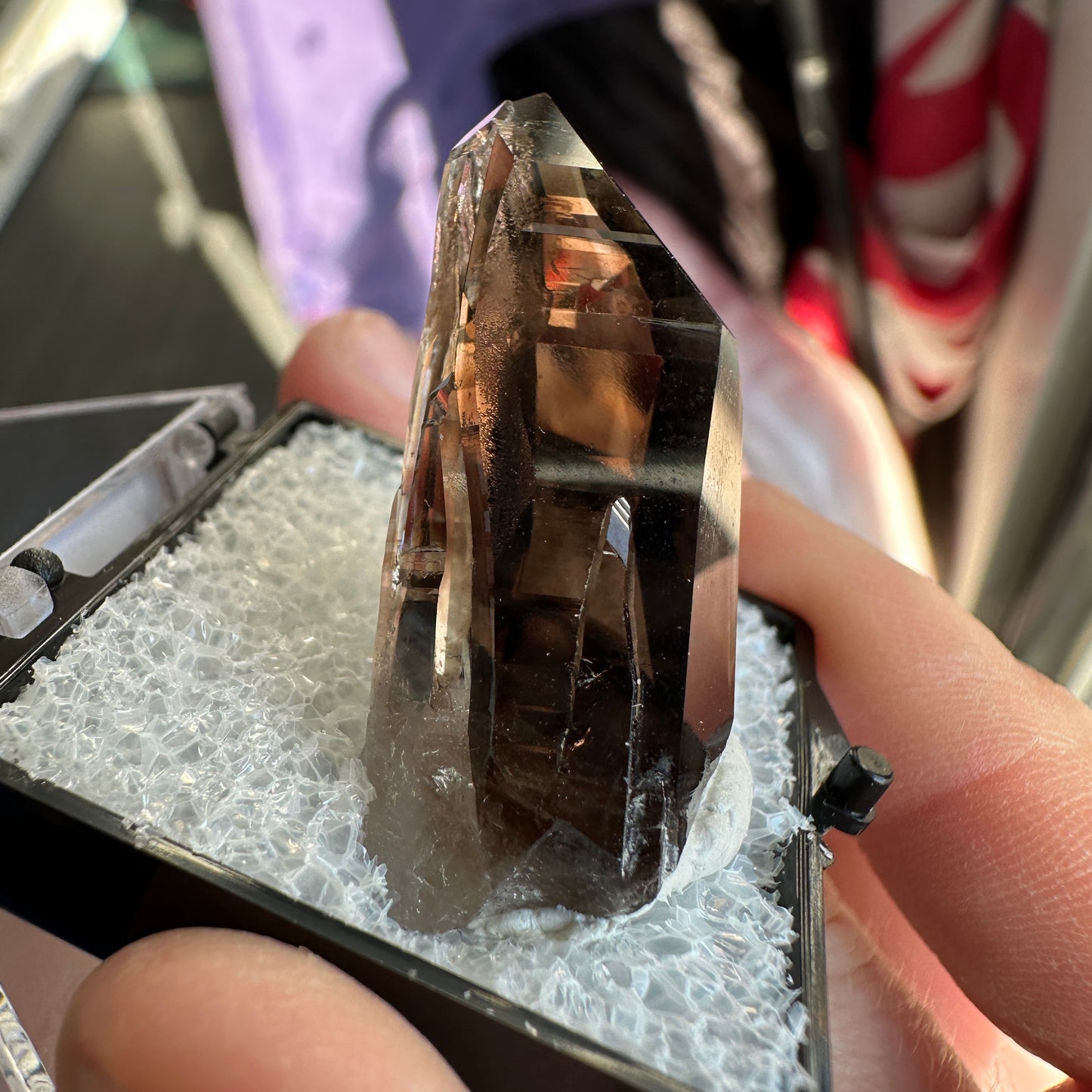 Gem Alpine Smoky Quartz Perky Box Specimen from Malawi