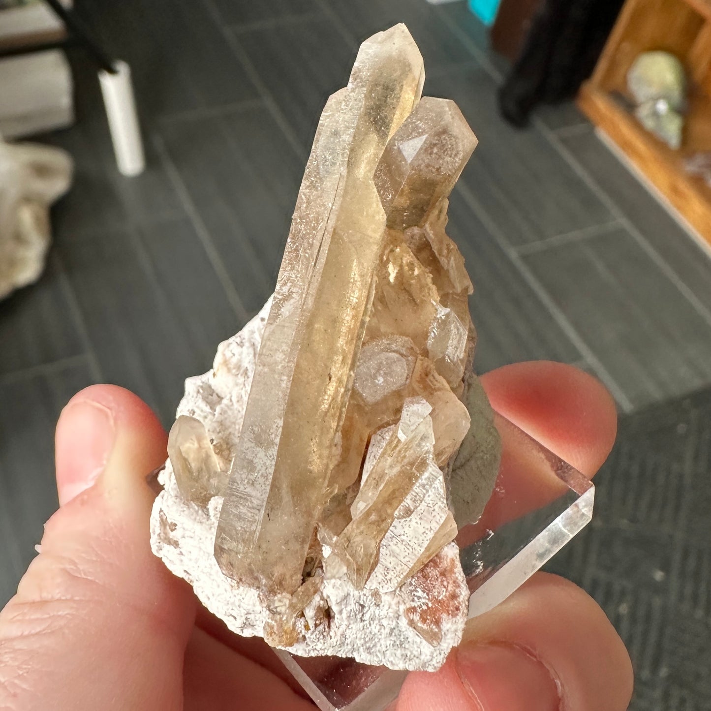Miniature Sized Smoky Citrine from Orange River, Namibia