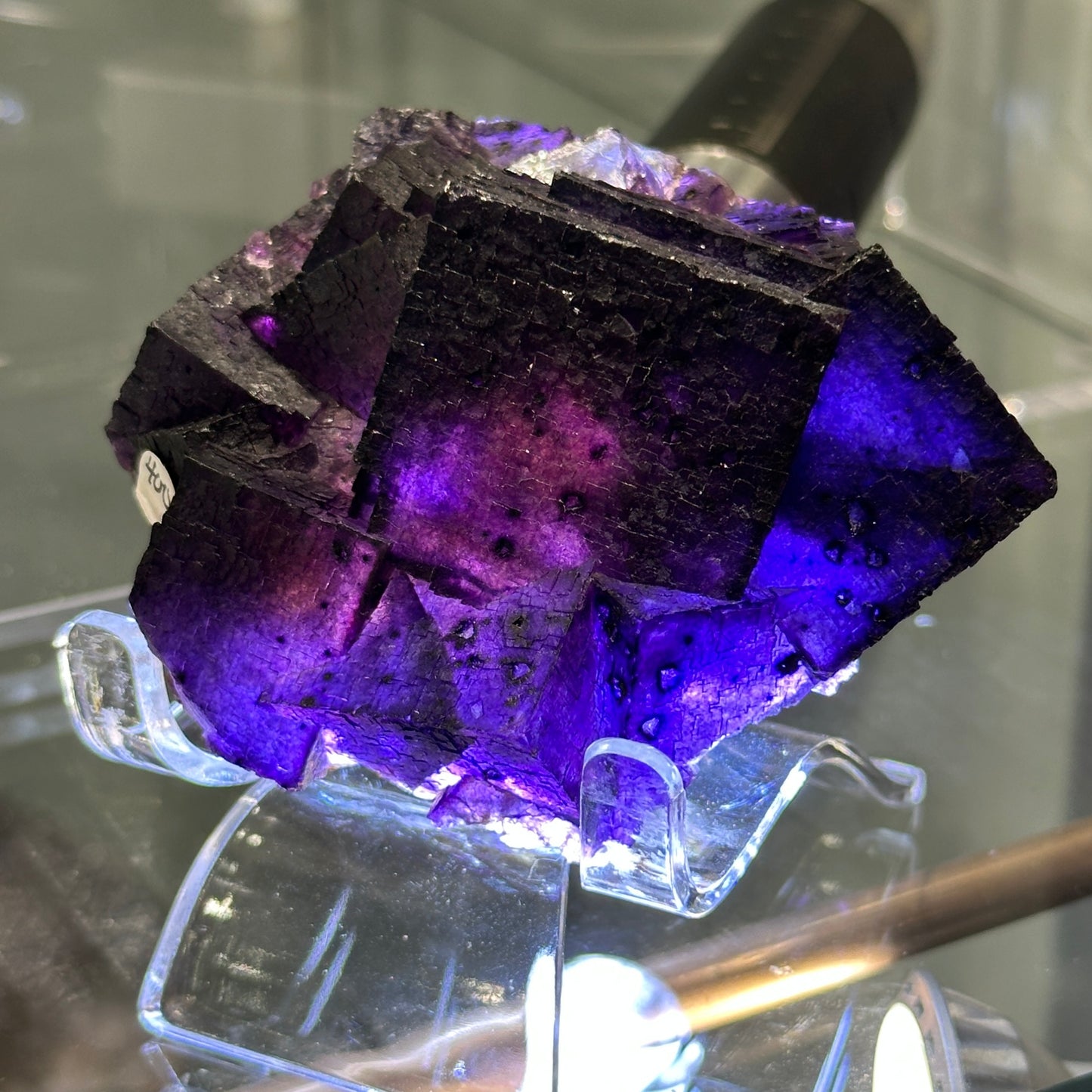 Stunning Deep Purple Fluorite from the Yindu Mine, Inner Mongolia, China