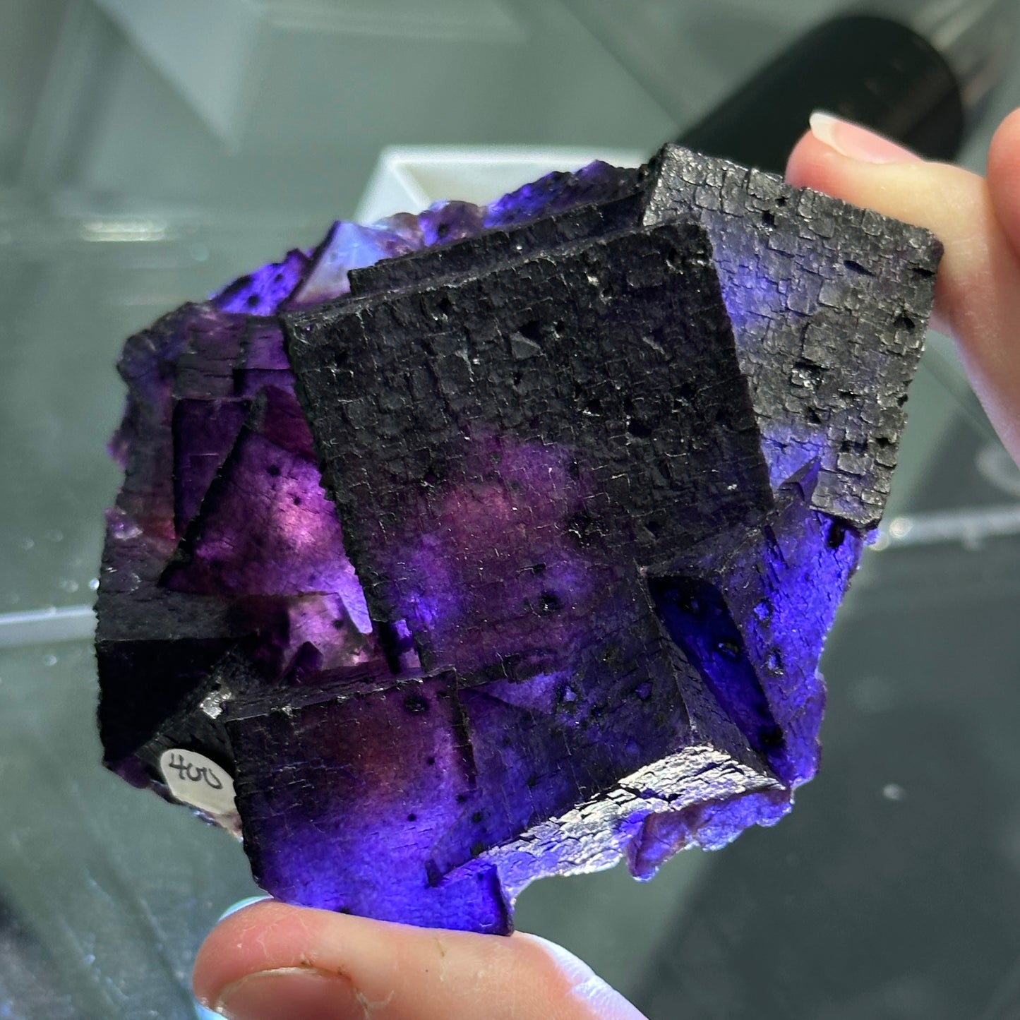 Stunning Deep Purple Fluorite from the Yindu Mine, Inner Mongolia, China