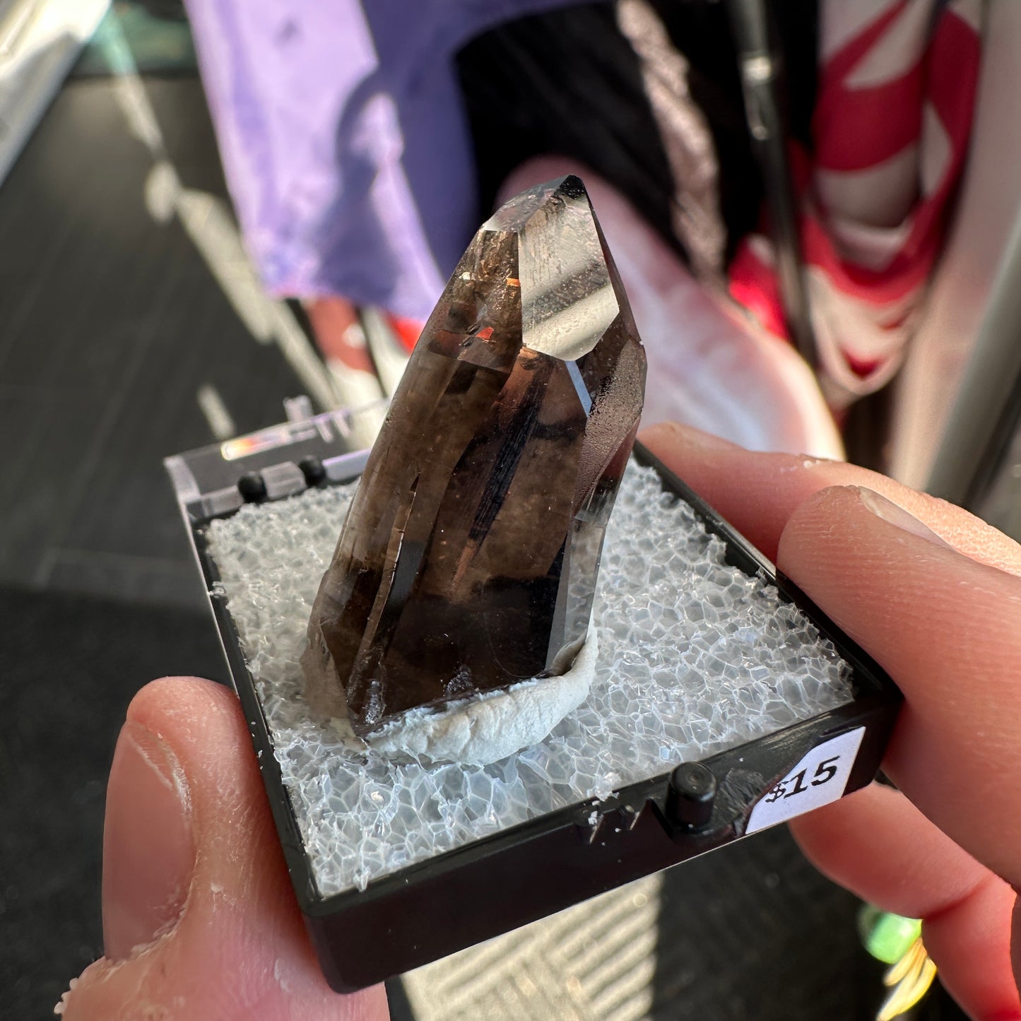 Gem Alpine Smoky Quartz Perky Box Specimen from Malawi