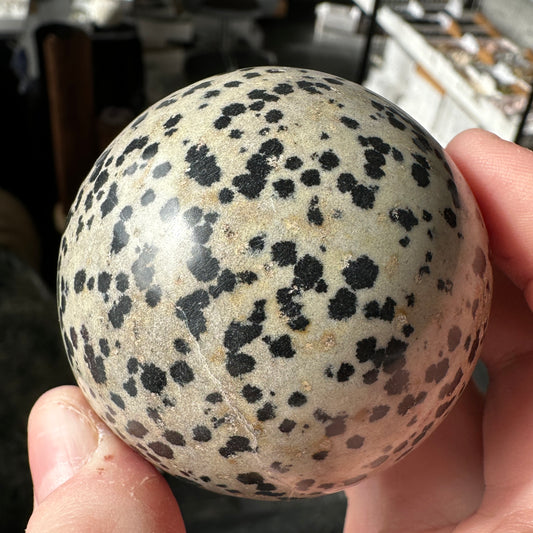 5.75cm Dalmatian Jasper Sphere from Mexico