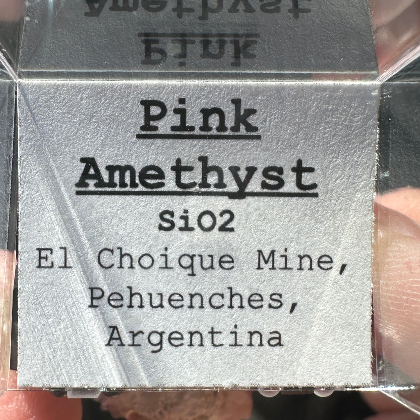 Pink Amethyst Perky Box Specimen from Argentina