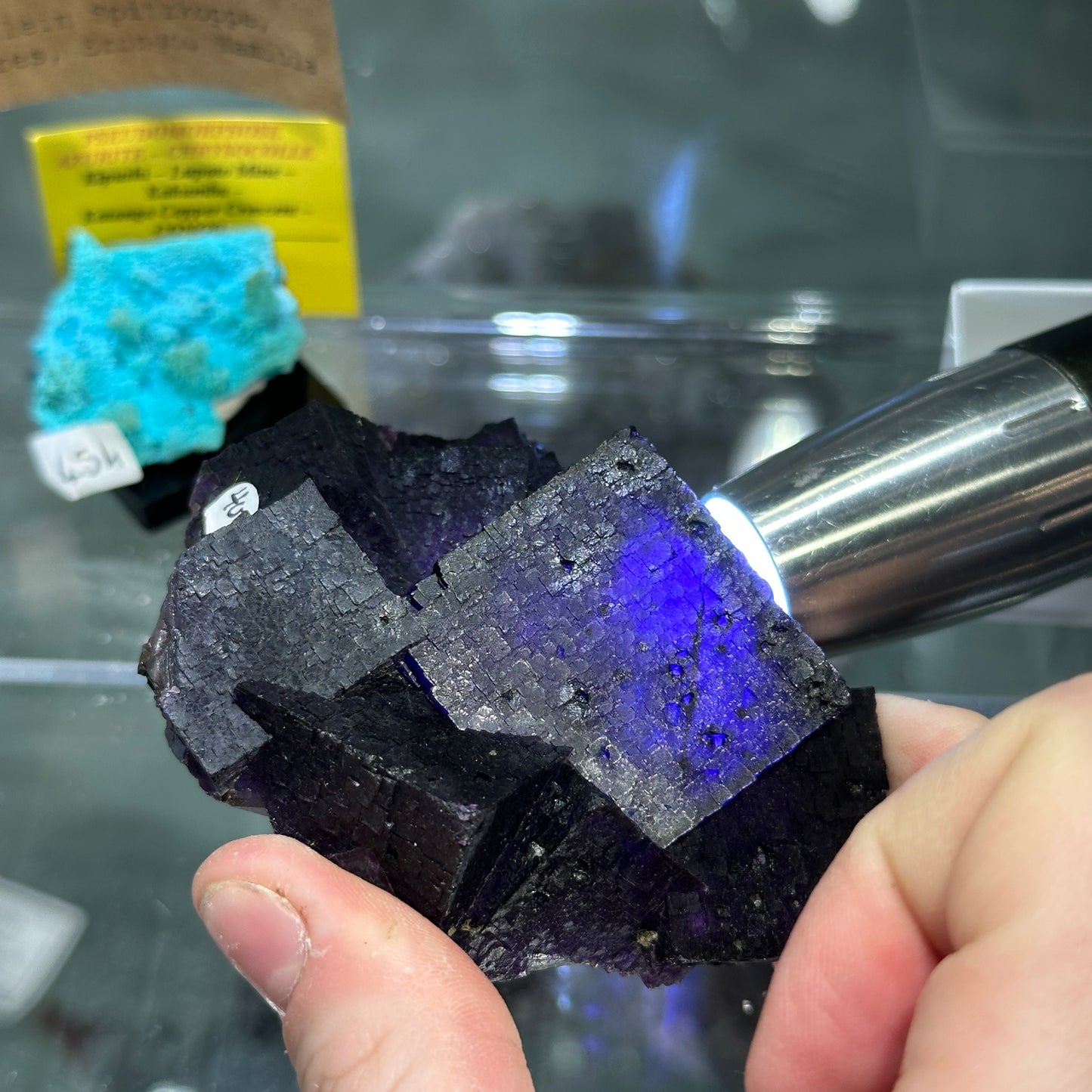 Stunning Deep Purple Fluorite from the Yindu Mine, Inner Mongolia, China